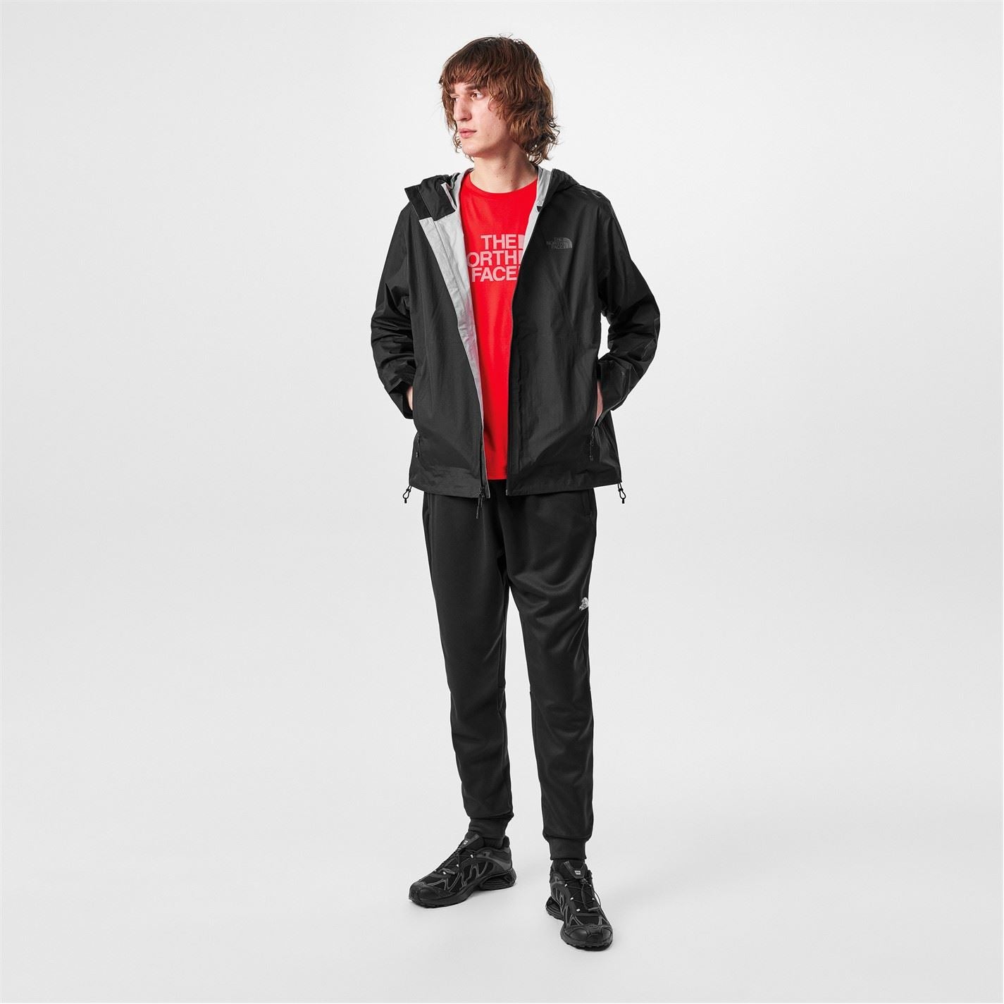 The North Face Mens North Face M 24 7 S S Easy Tee Reg High Risk R T-Shirt