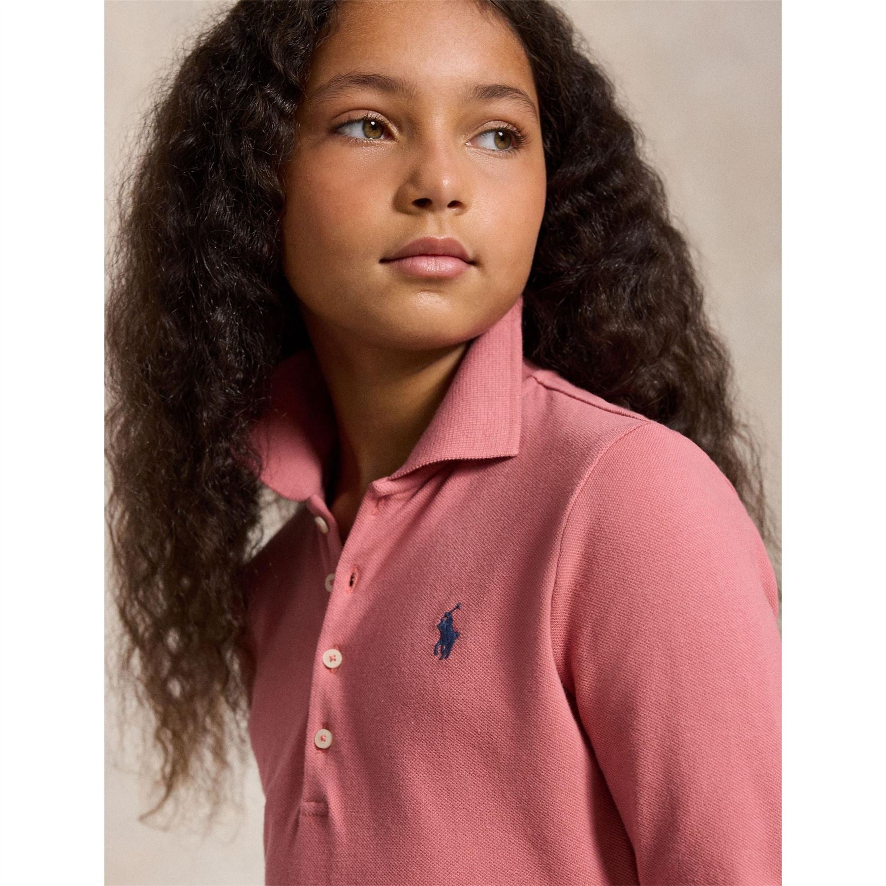 Polo Ralph Lauren Ls Polo Dress Jn64