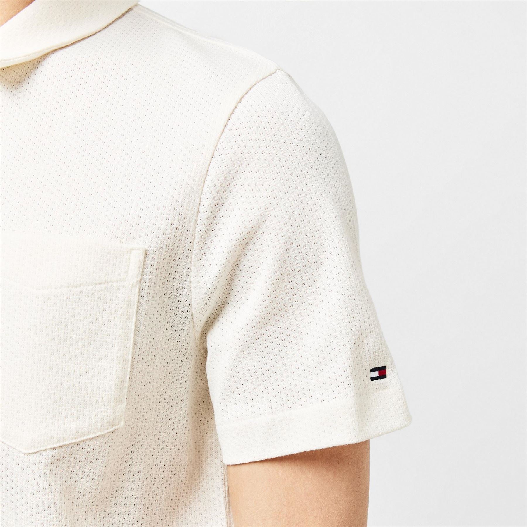Tommy Hilfiger Waffle Regular Fit Short Sleeve Shirt