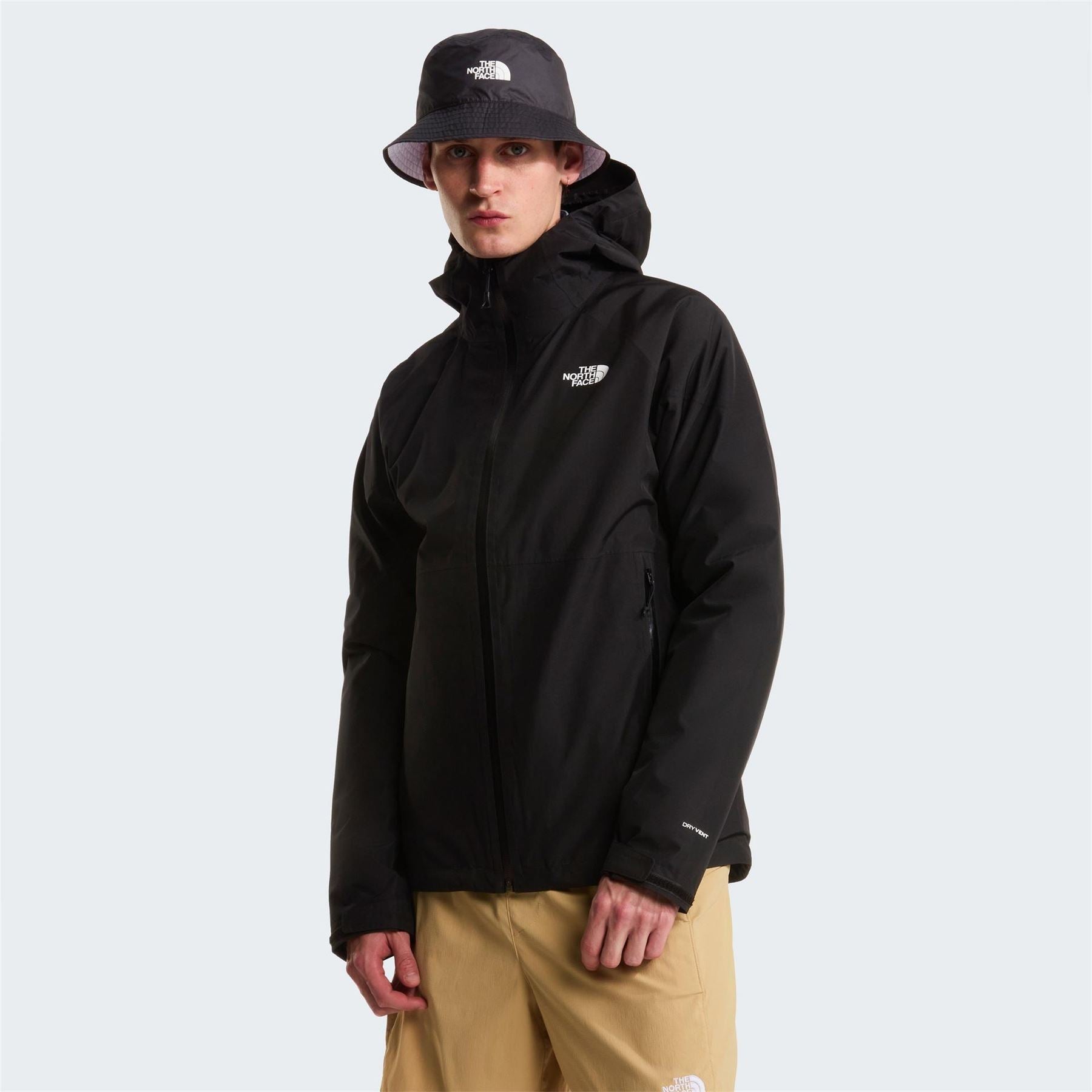 The North Face Hooded Neck Lightning Color Block Rain Jacket