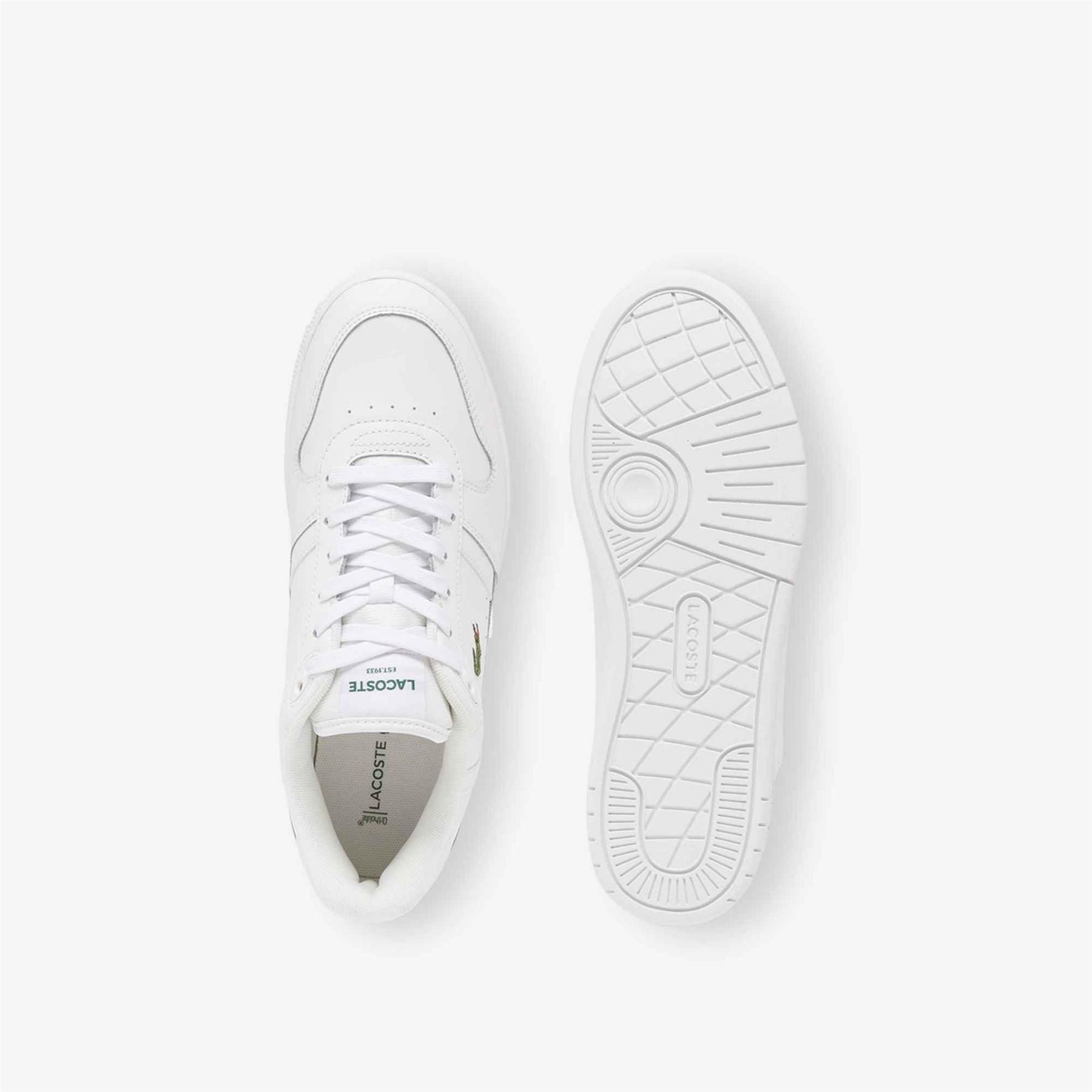 Lacoste T Clip Low Top Crocodile Print Sneakers