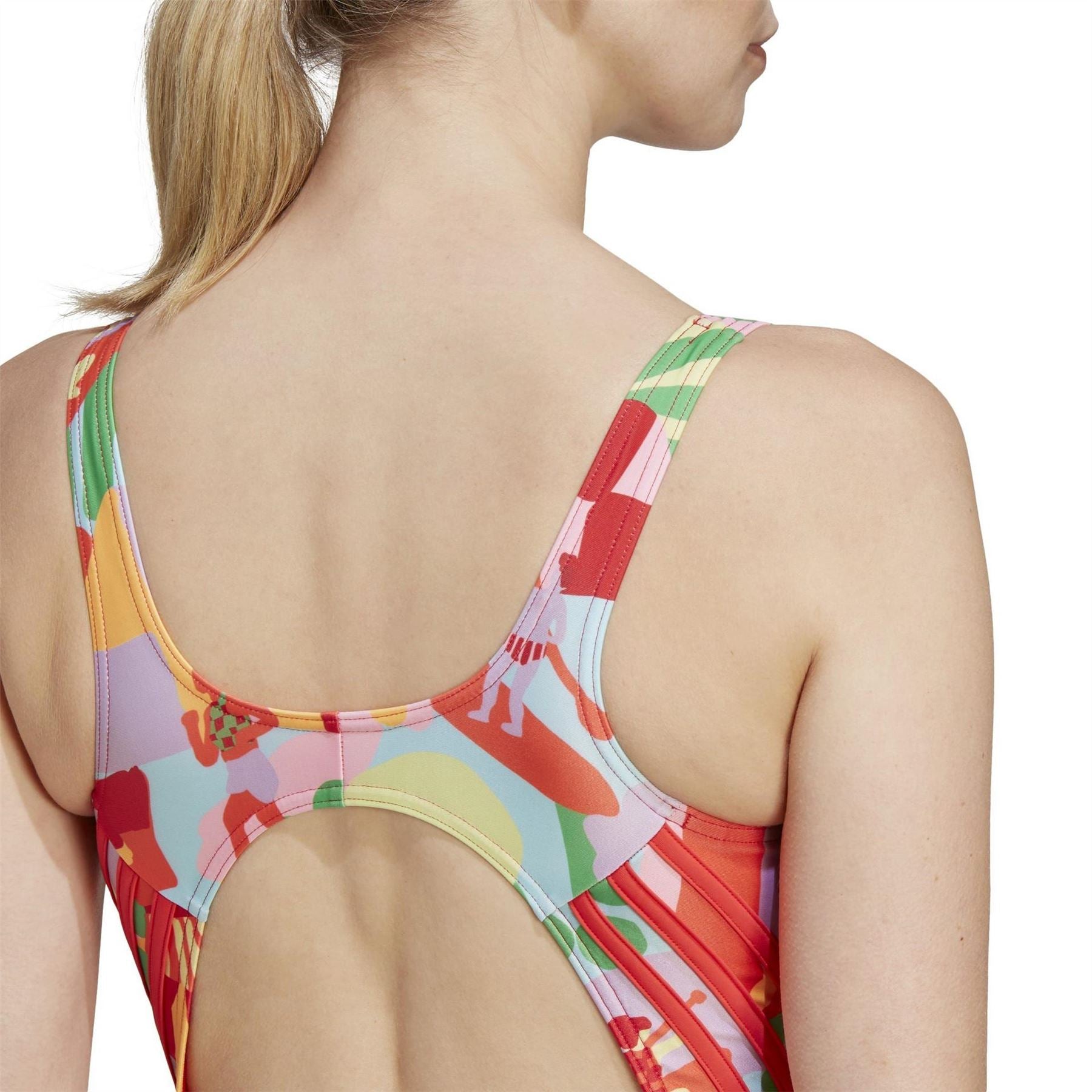 adidas Womens Graphic Farm Swimsuit