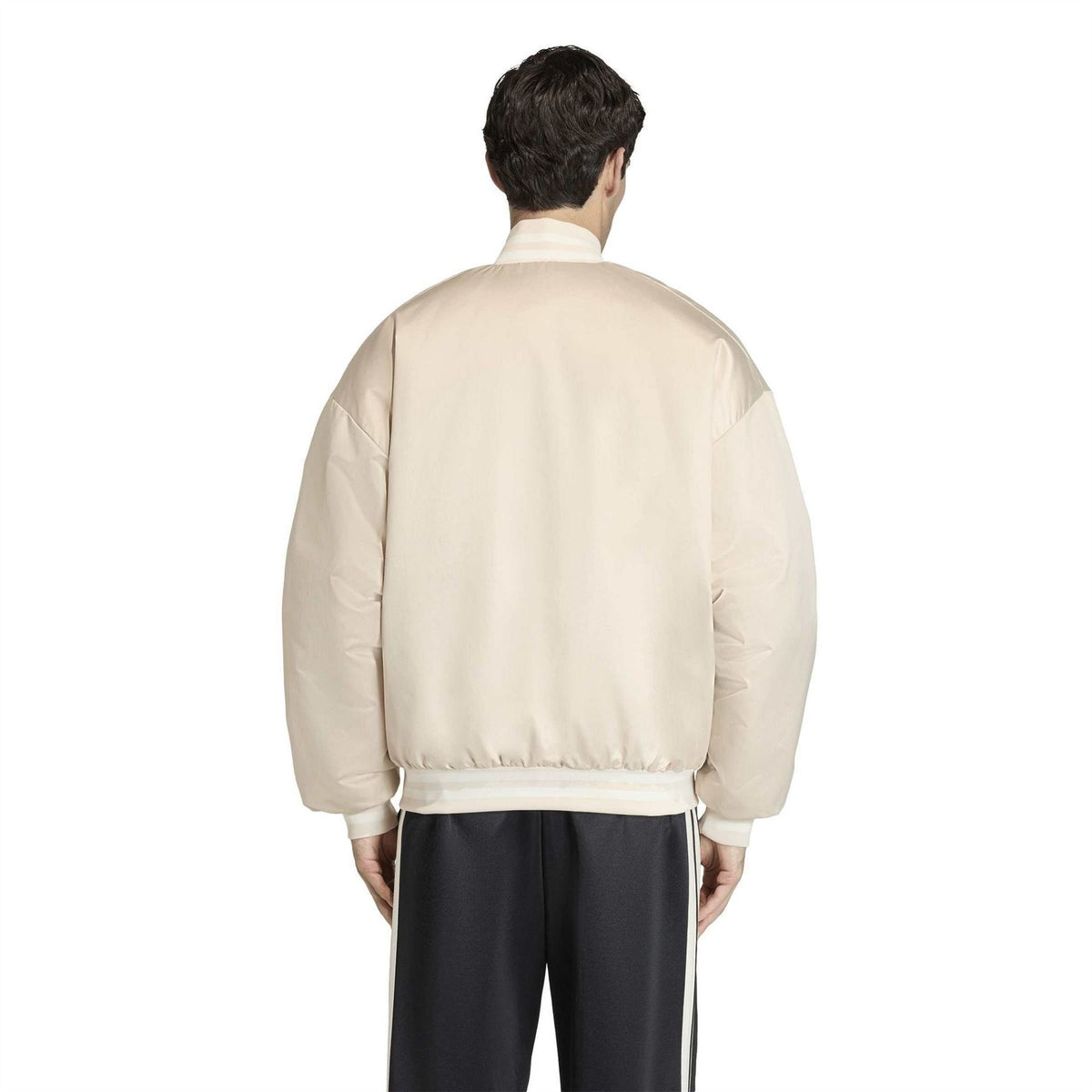 adidas Managers Jacket Snap Button Bold Logo with Lettered Branding