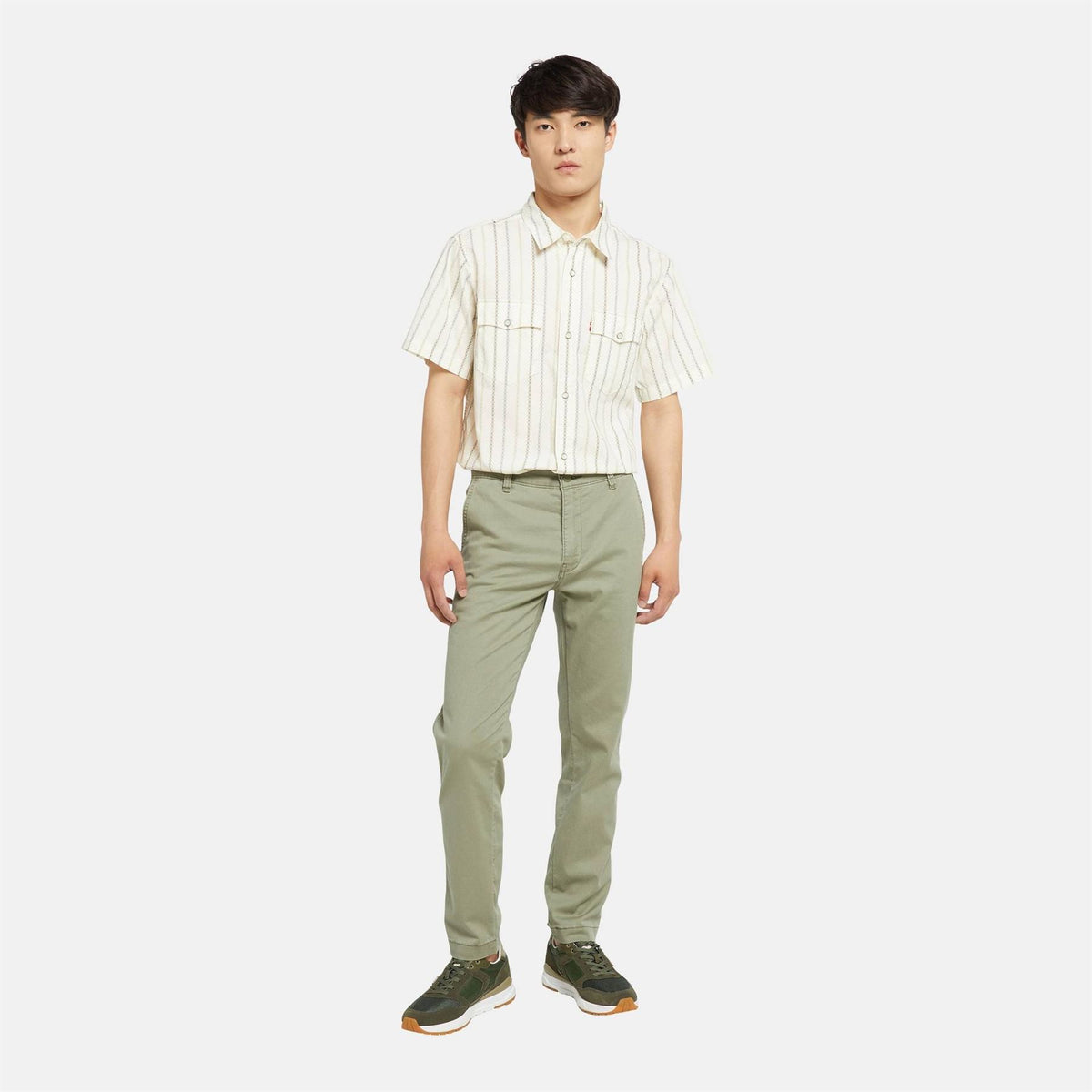 Levis Xx Solid Patterned Straight Chinos