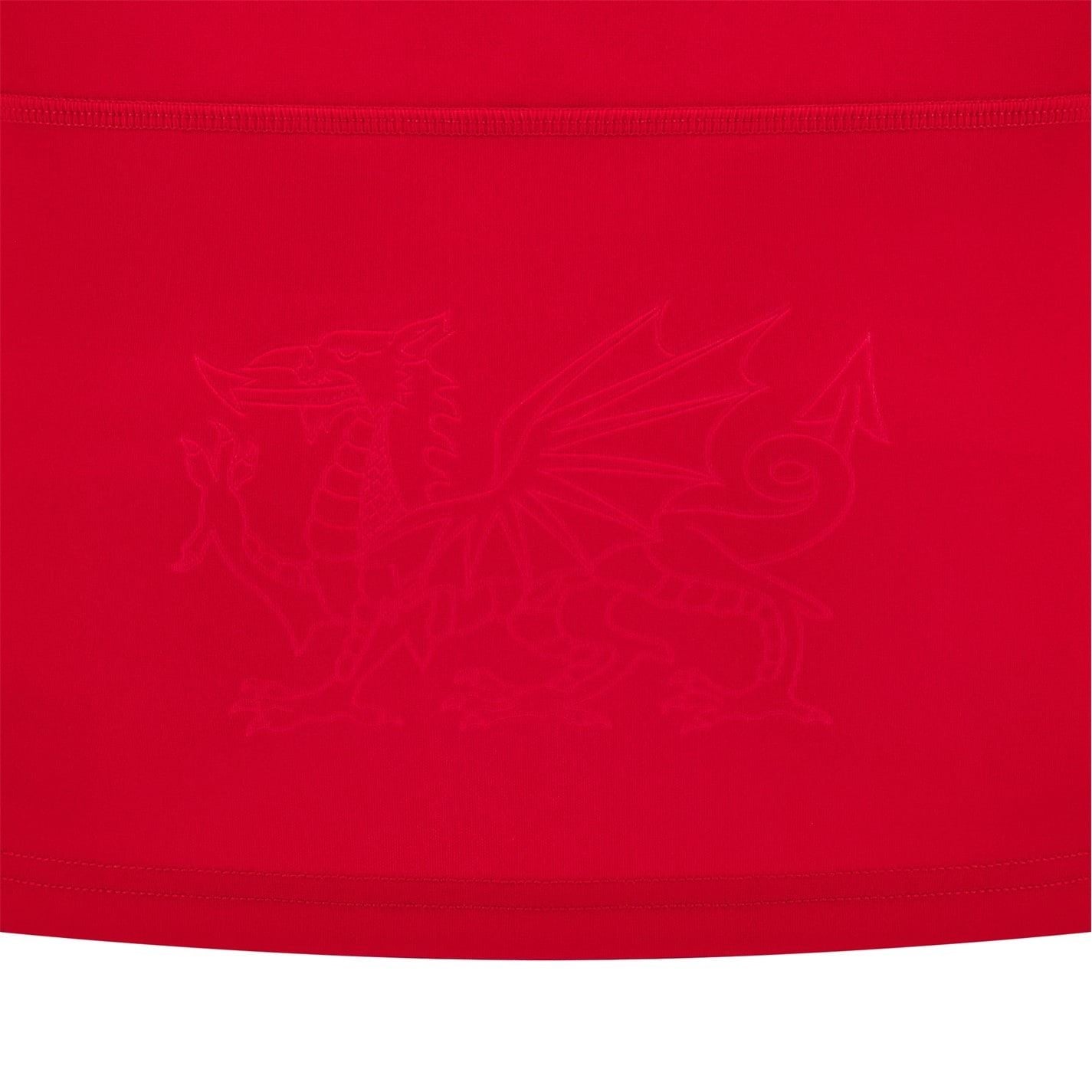 Macron Womens Welsh Rugby Union Home Shirt 2024 2025