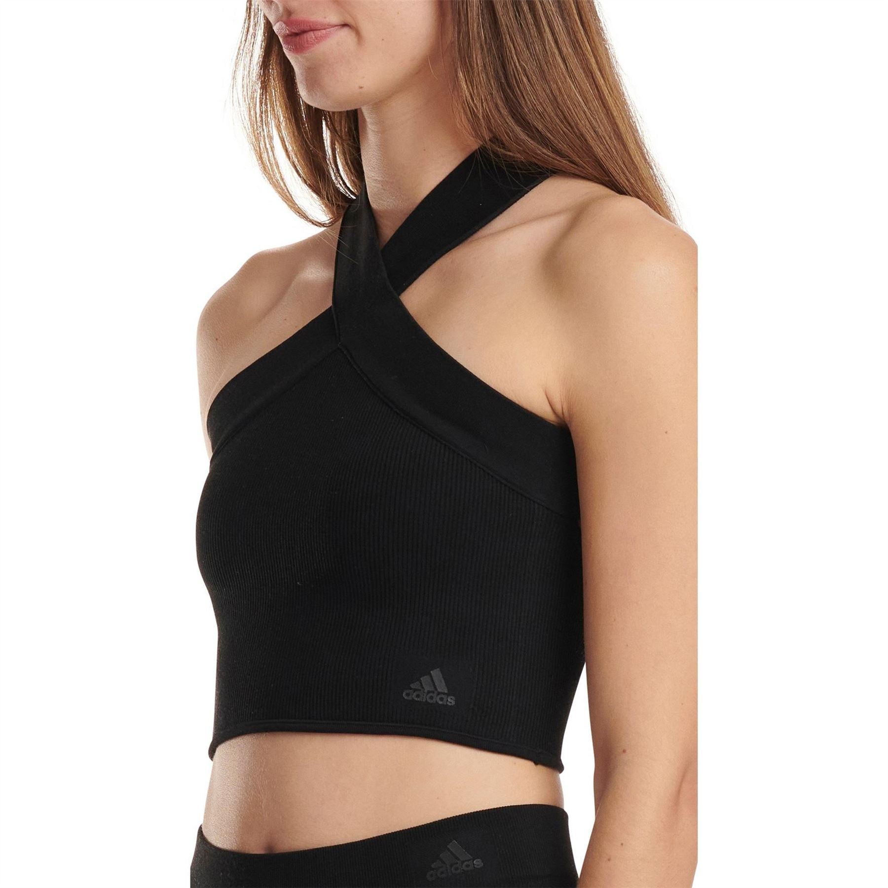 adidas Halter Neck Slim Fit Bralet Top
