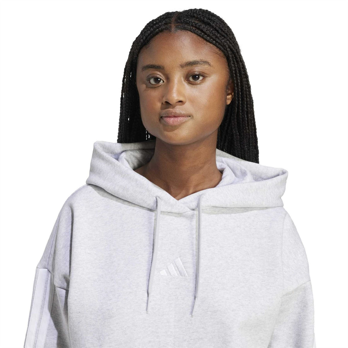 adidas Essentials 3 Stripes Fleece Hoodie