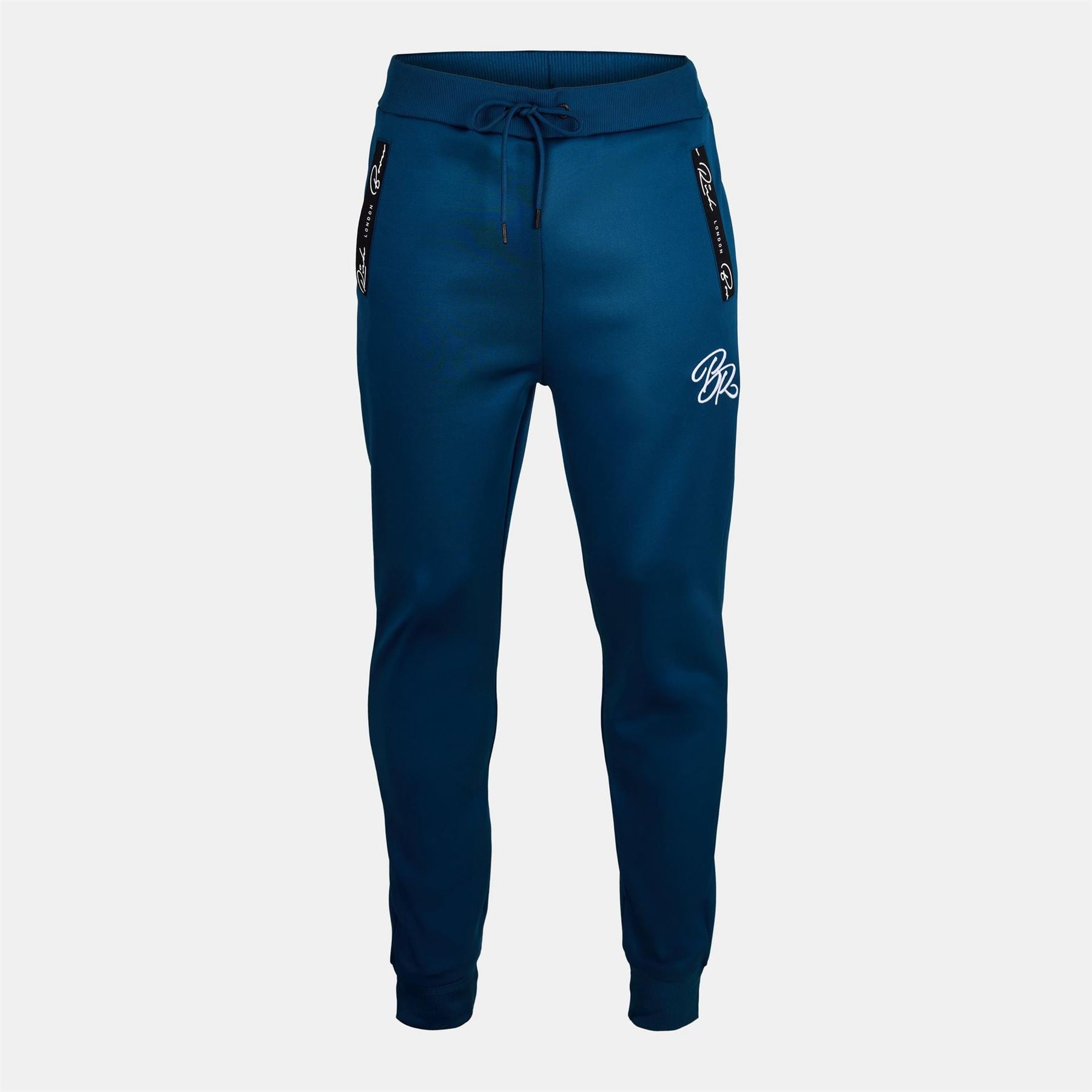Born Rich Foletti Lettering Solid Patterned Joggers