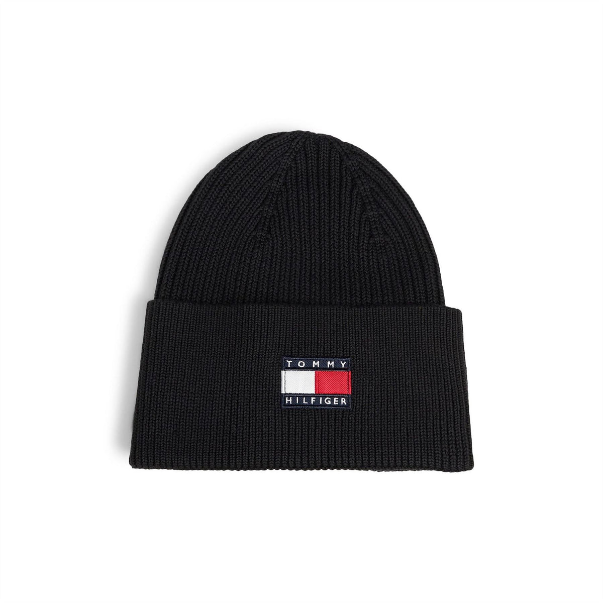 Tommy Hilfiger Flag Cotton Logo Beanie