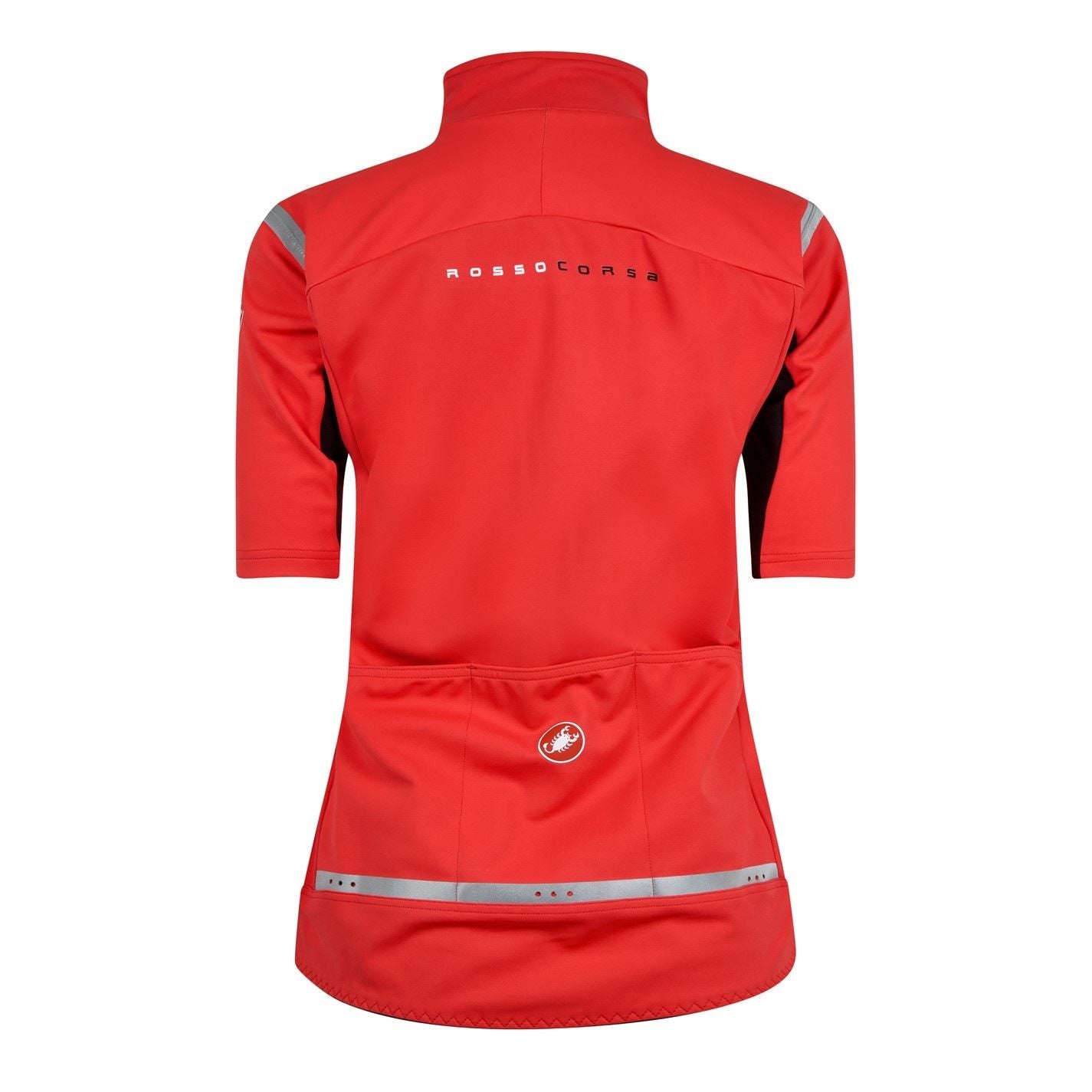 Castelli Womens Gabba Short Sleeve Zip Up Jersey Top