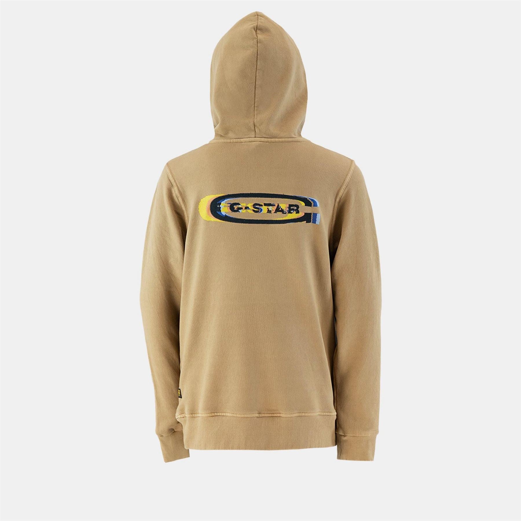 G Star Hooded Neck Long Sleeve Kangaroo Pocket Sweater