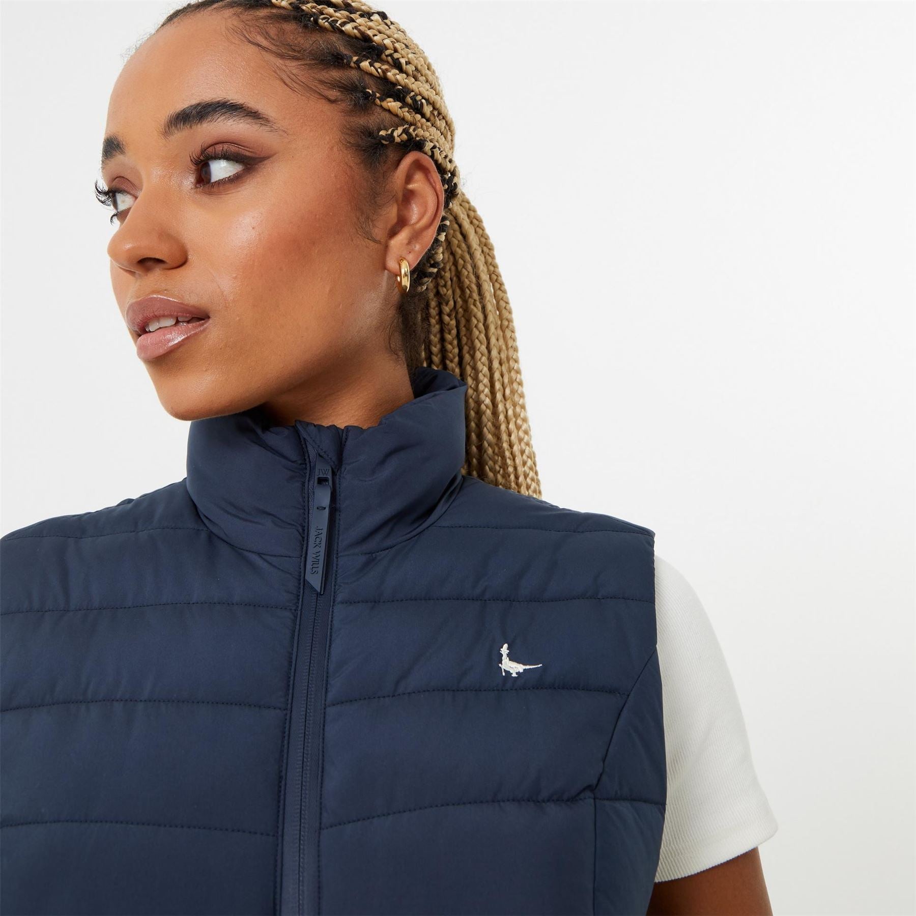 Jack Wills Badwell Lightweight Waterproof Puffer Gilet
