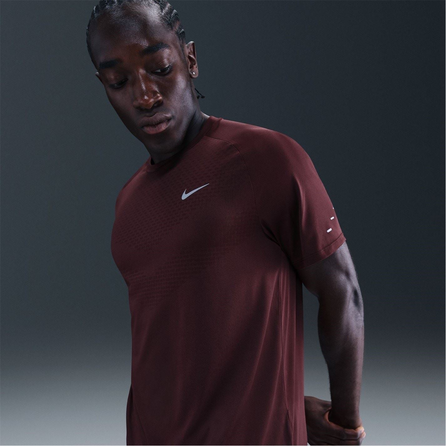 Nike Stride Raglan Short Sleeve Competition T-Shirt