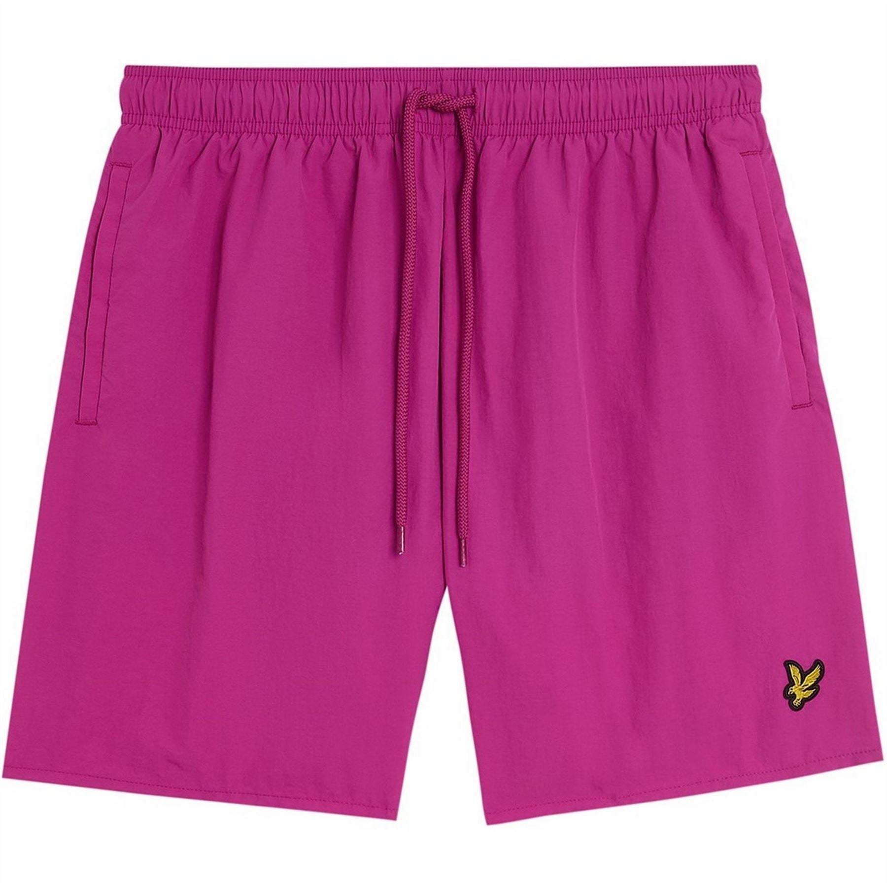 Lyle and Scott Plain Swimming Logo Print Shorts