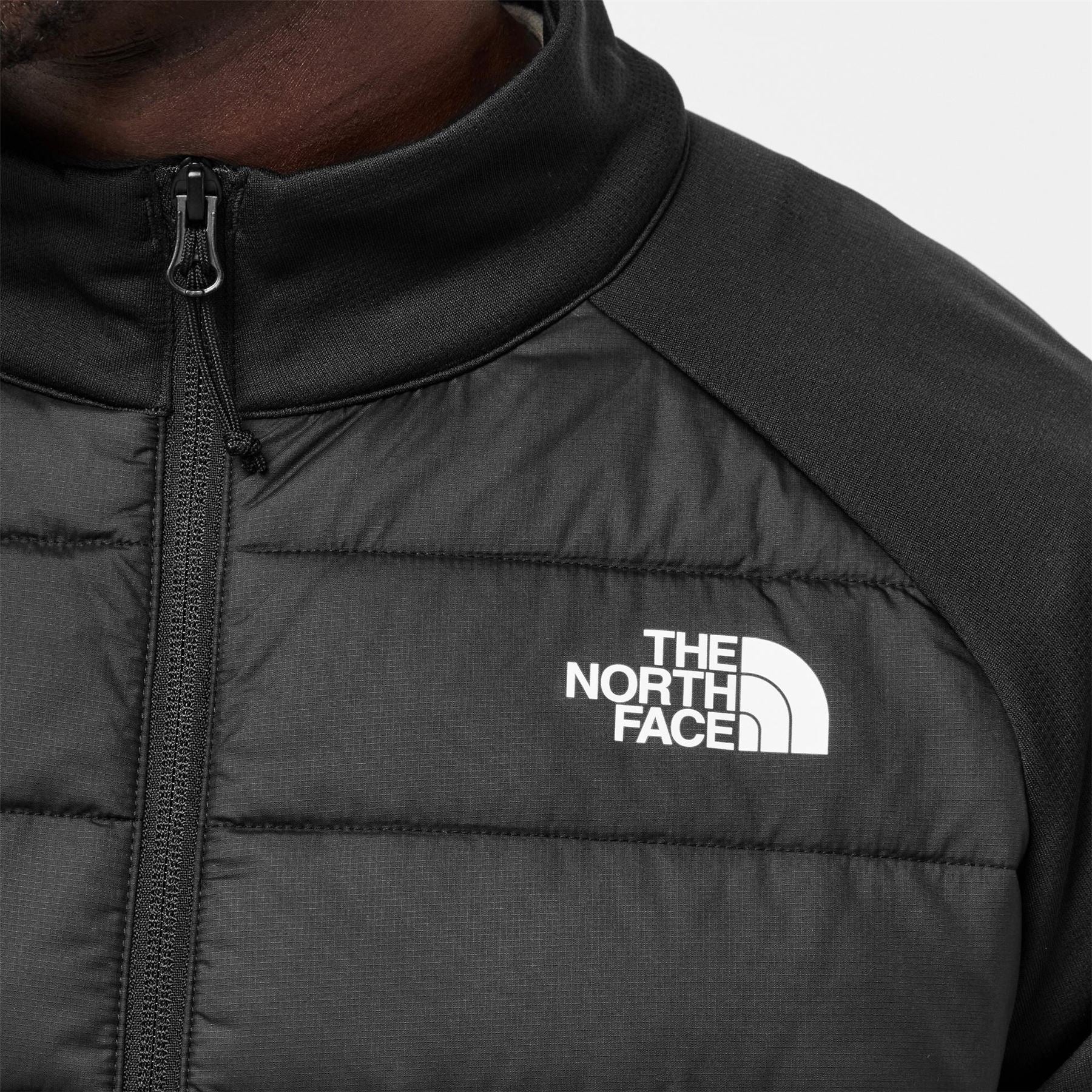 The North Face Reaxion Hybrid Full Zipper Ribbed Cuff Jacket