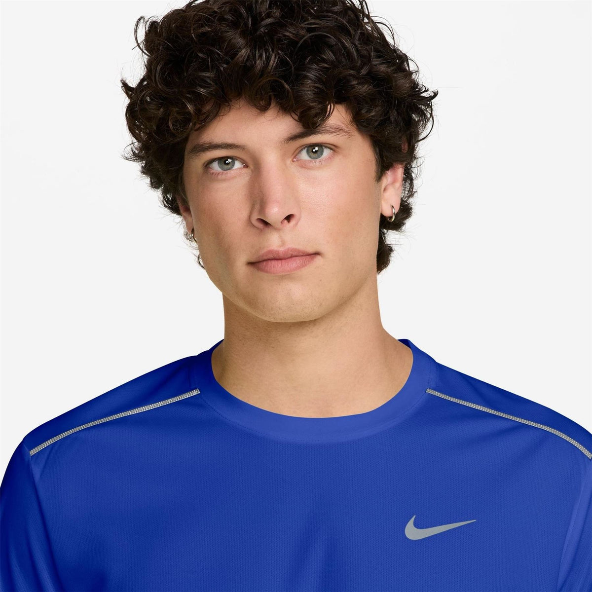 Nike Mens Drifit Miler Running Top