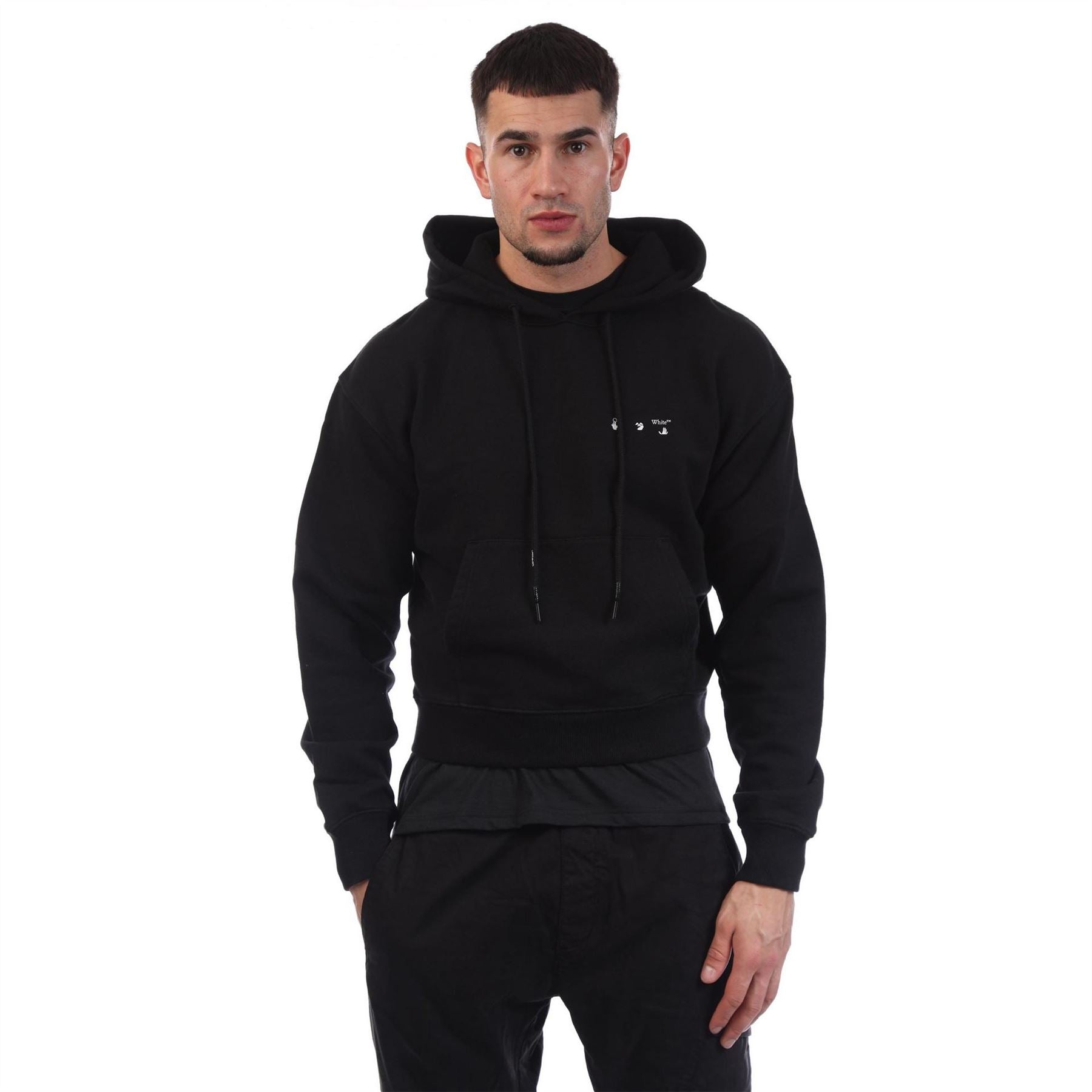 Off White Paint Over Hoodie