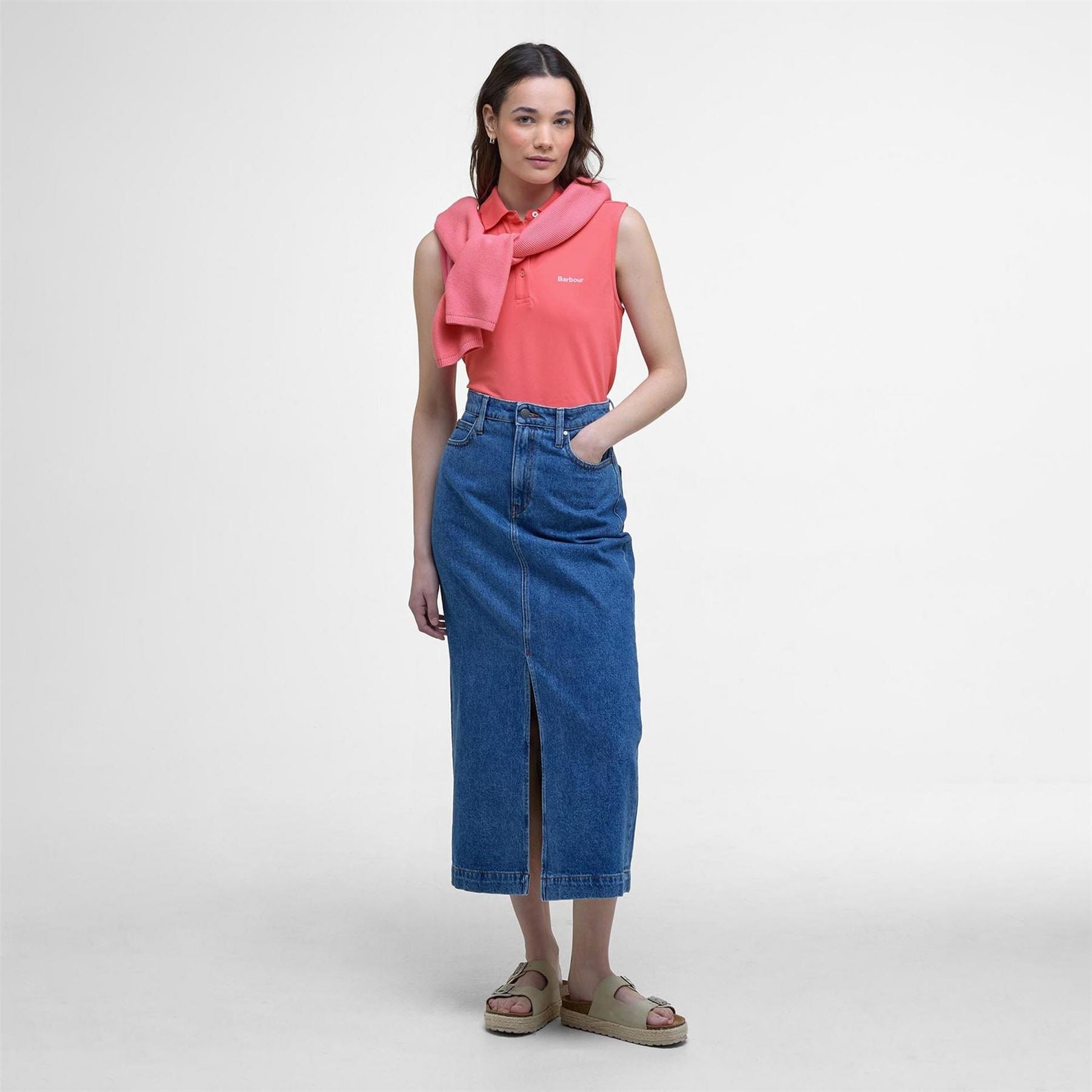 Barbour Sleeveless Polo Shirt