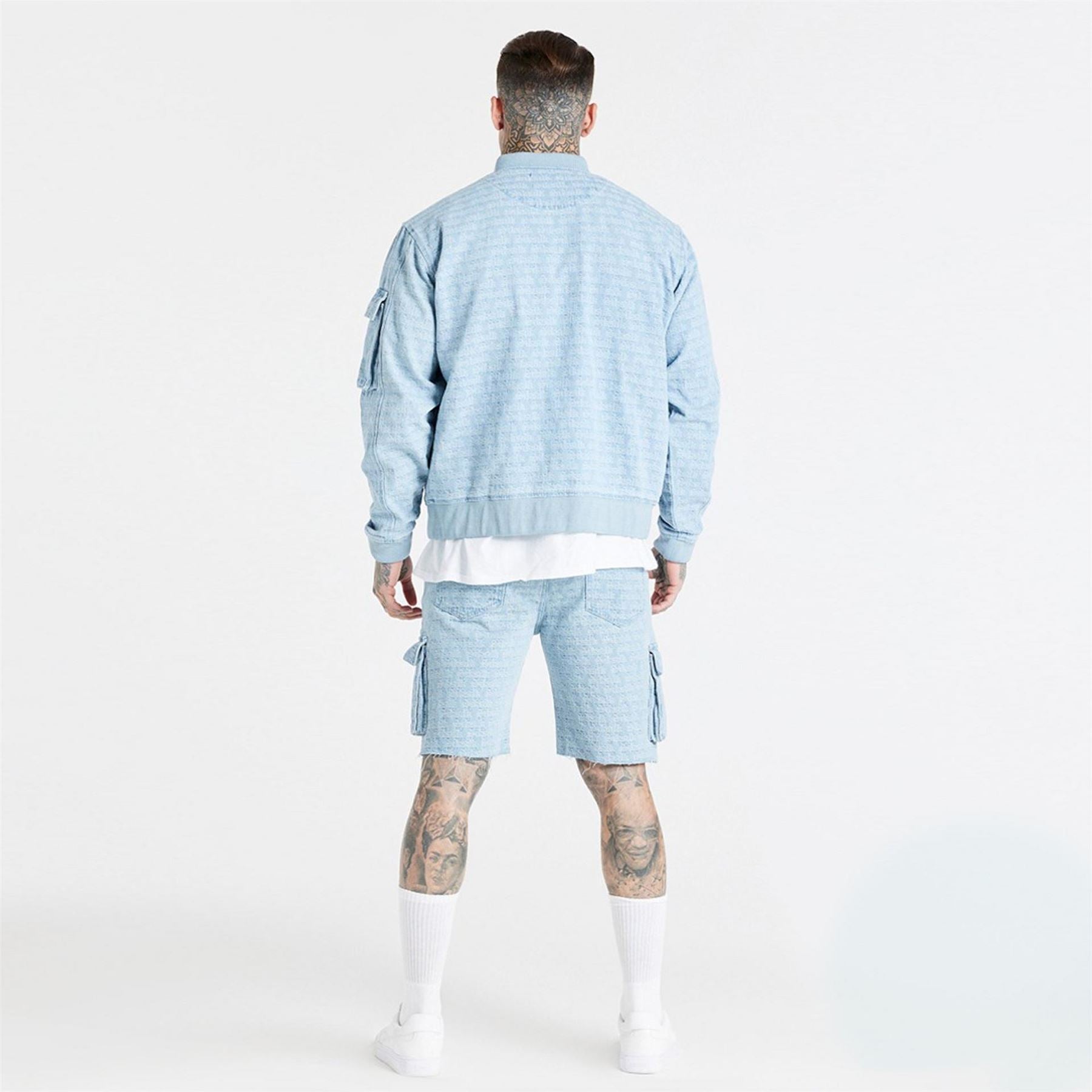 SikSilk Bomber Short Regular Fit Jacket