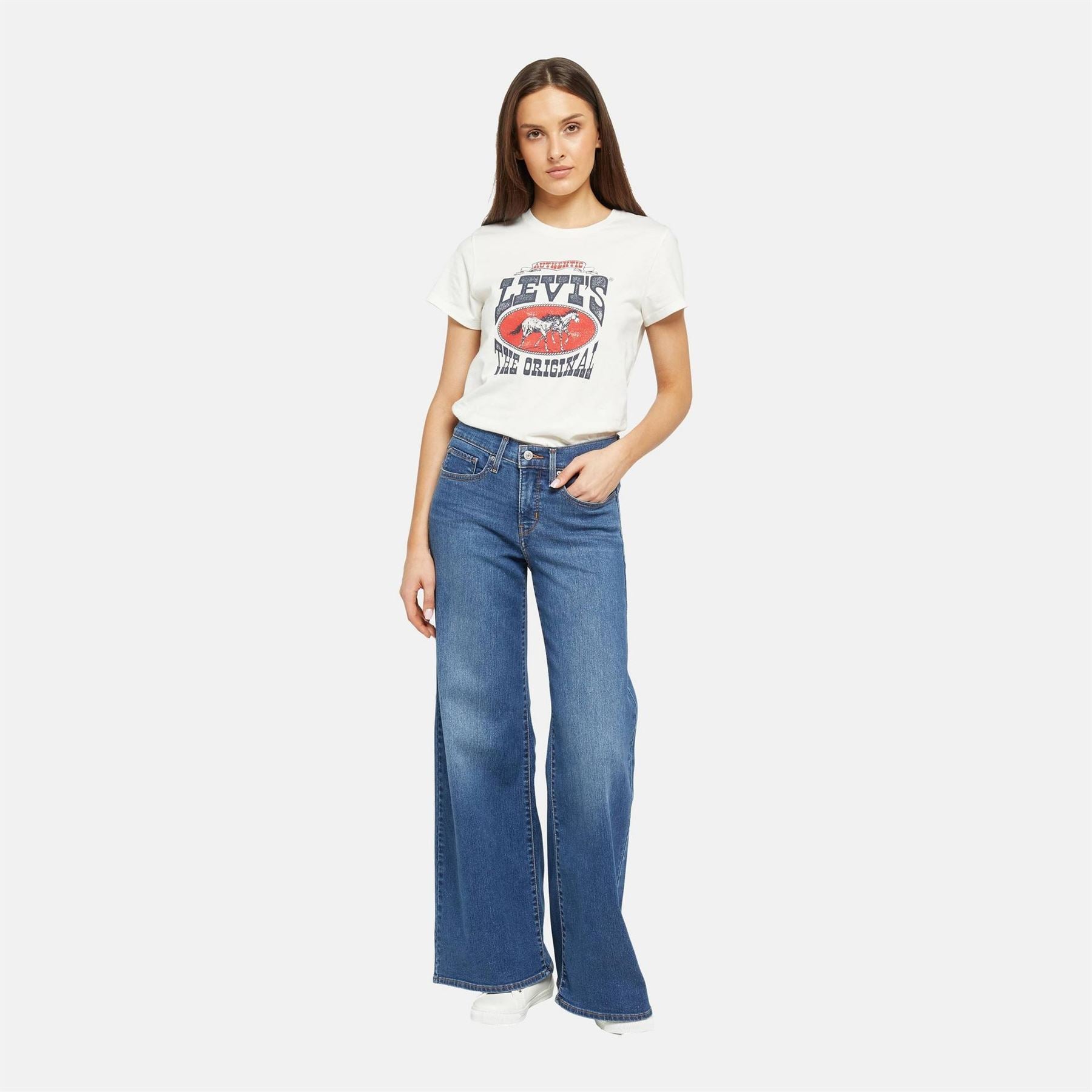 Levis 318 Shaping Wide Leg Jeans
