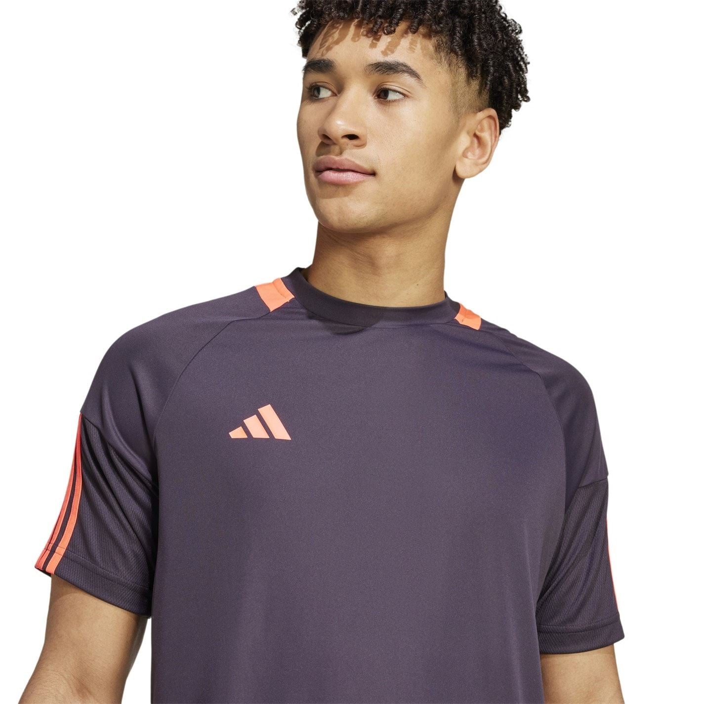 adidas Mens Classic 3 Stripe Sereno T-Shirt
