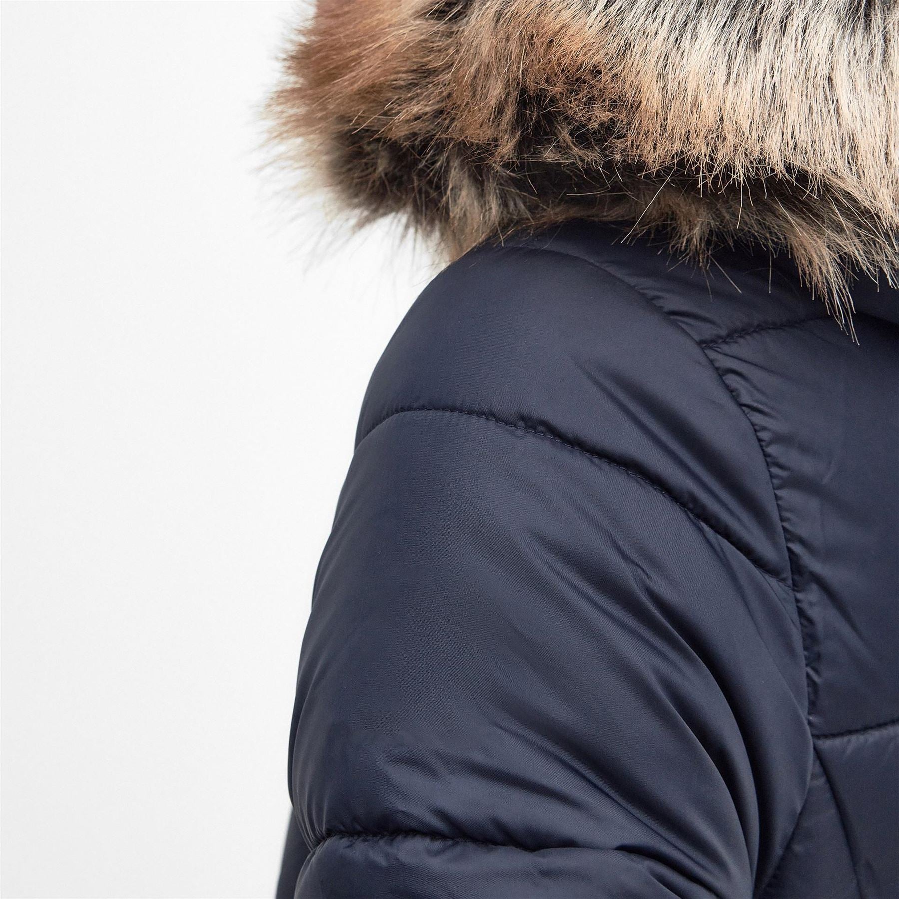 Barbour Rosoman Water Resistant Hooded Short Puffer Jacket