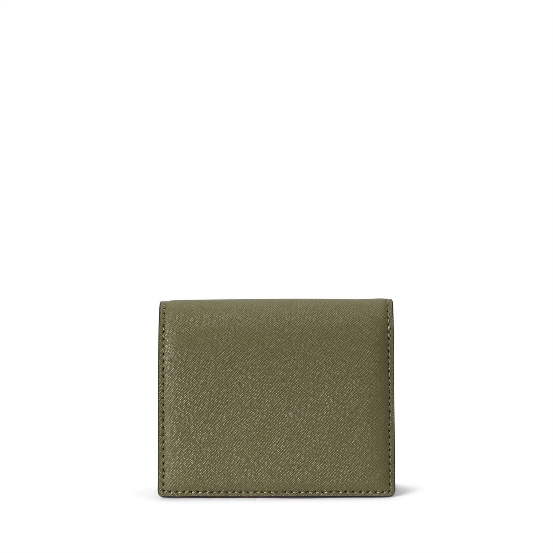 Lauren by Ralph Lauren Real Leather Compact Trifold Wallet