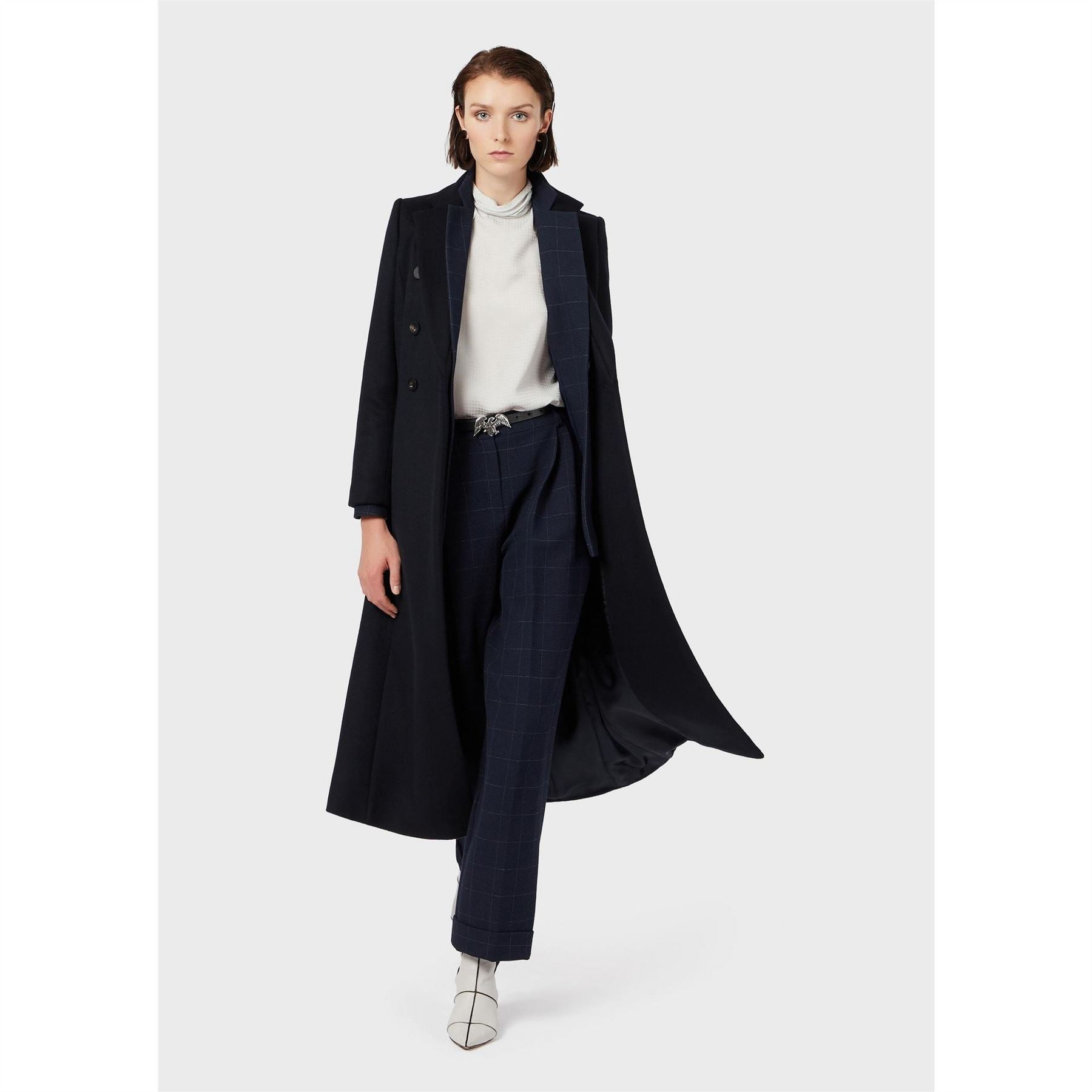 Emporio Armani Wide Leg Trousers