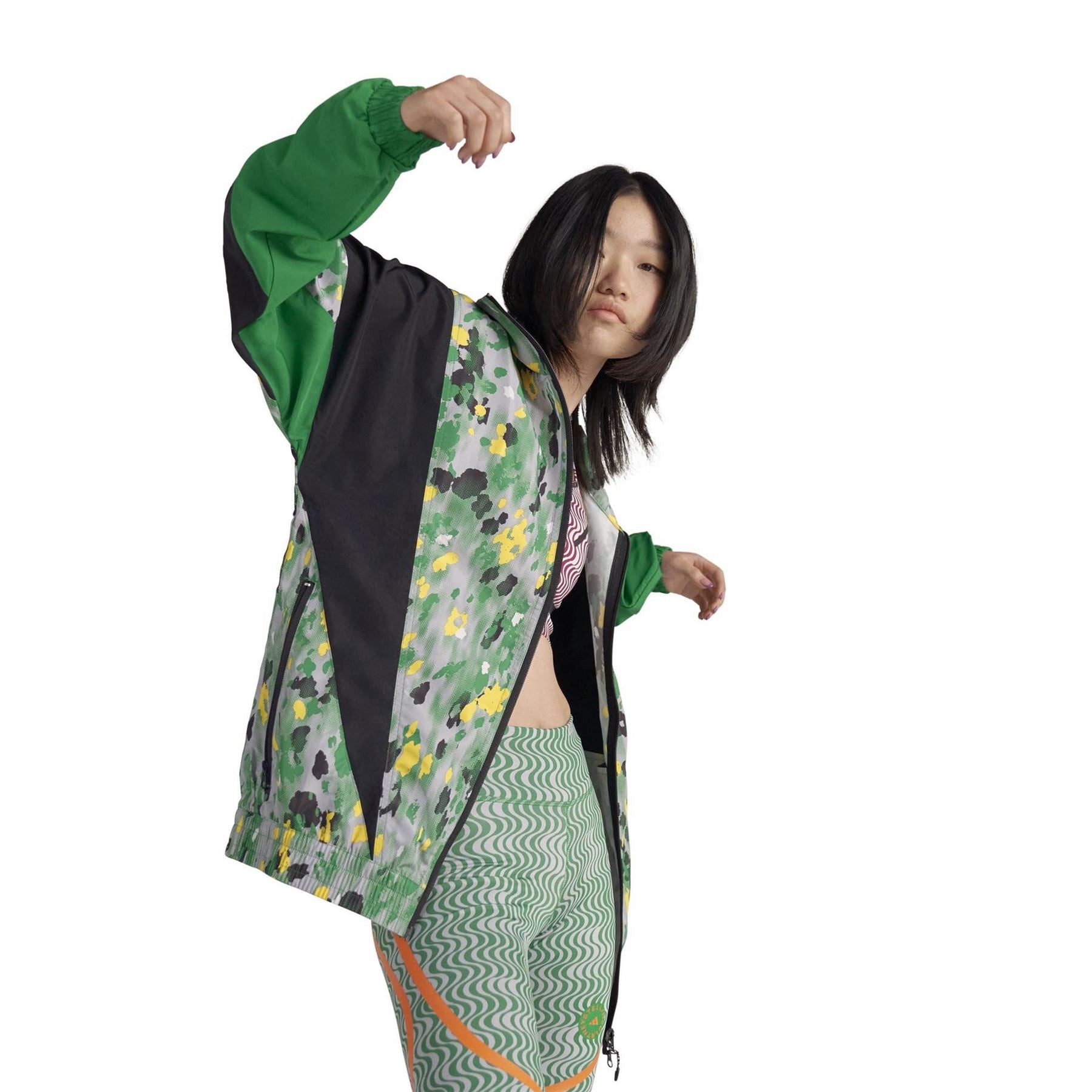 adidas by Stella McCartney Printed Woven Tracksuit Top