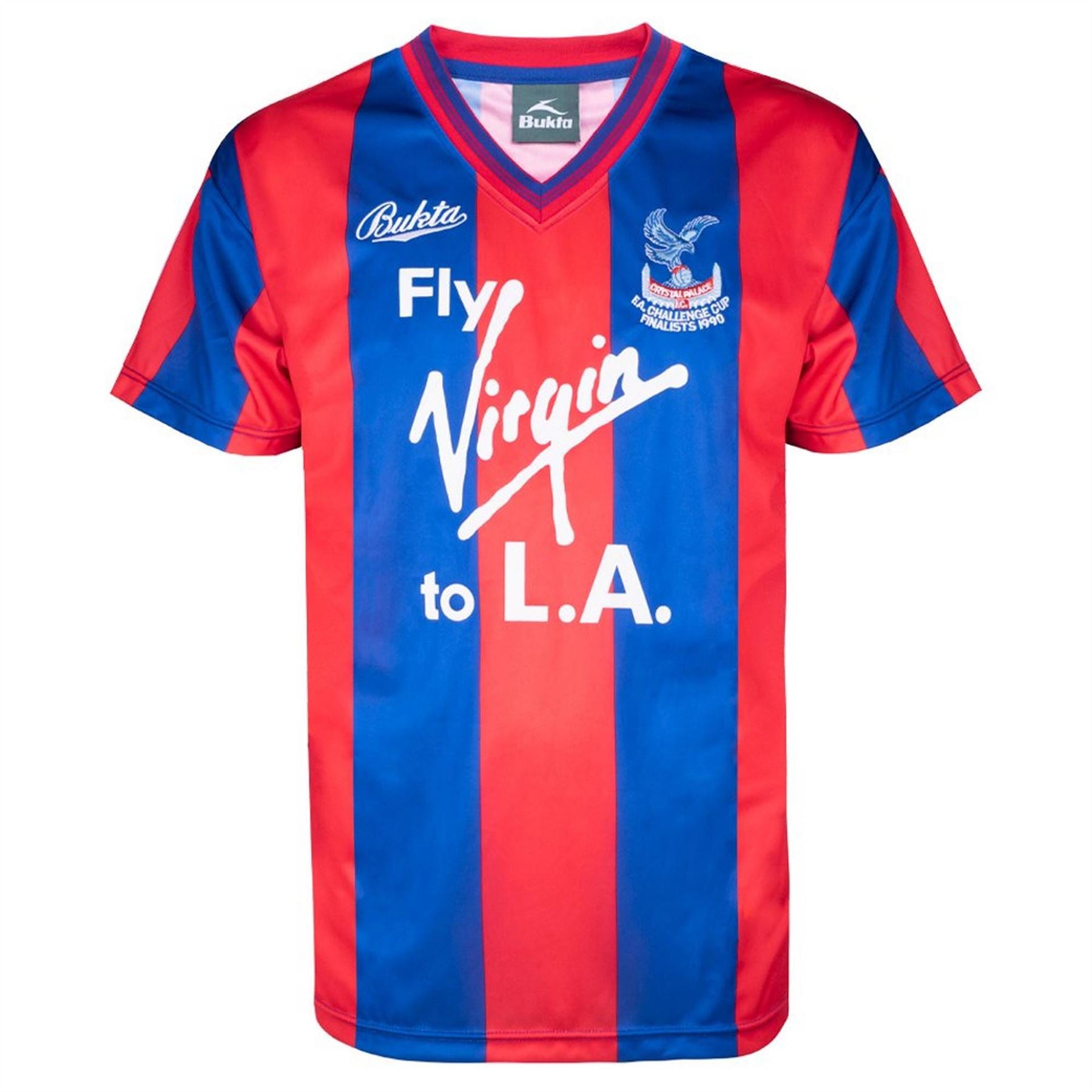 Score Draw Mens Crystal Palace Retro Home Shirt 1990