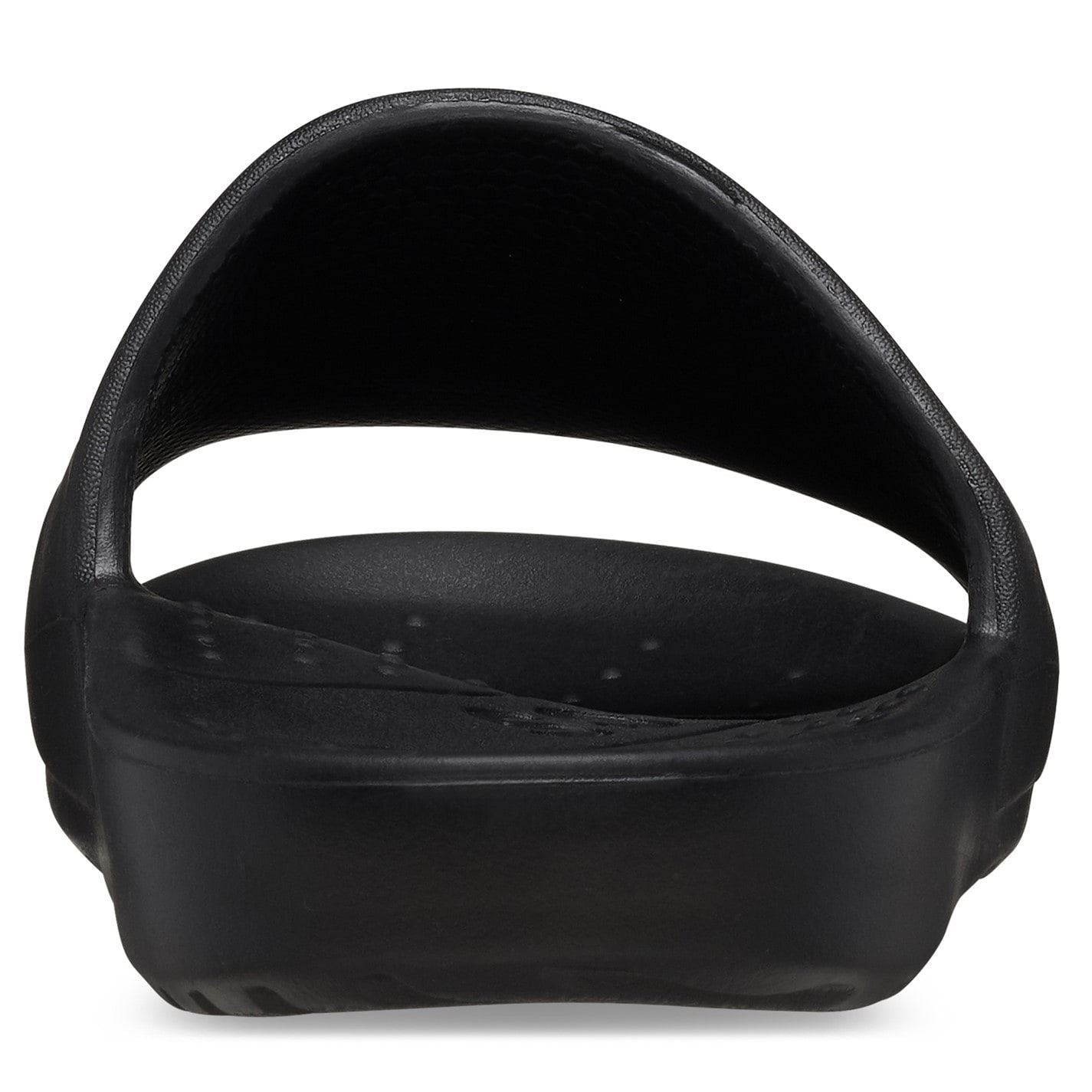 Crocs Logo Print Open Toe Flat Heel Slides