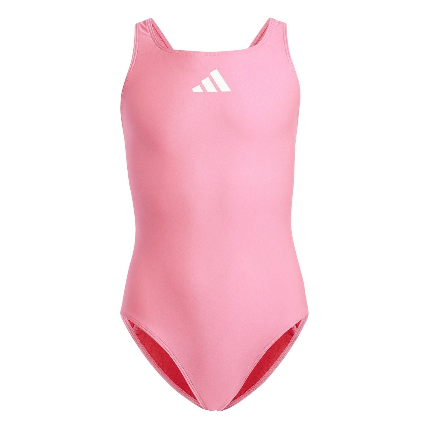 adidas 3 Bar Swim Suit Junior