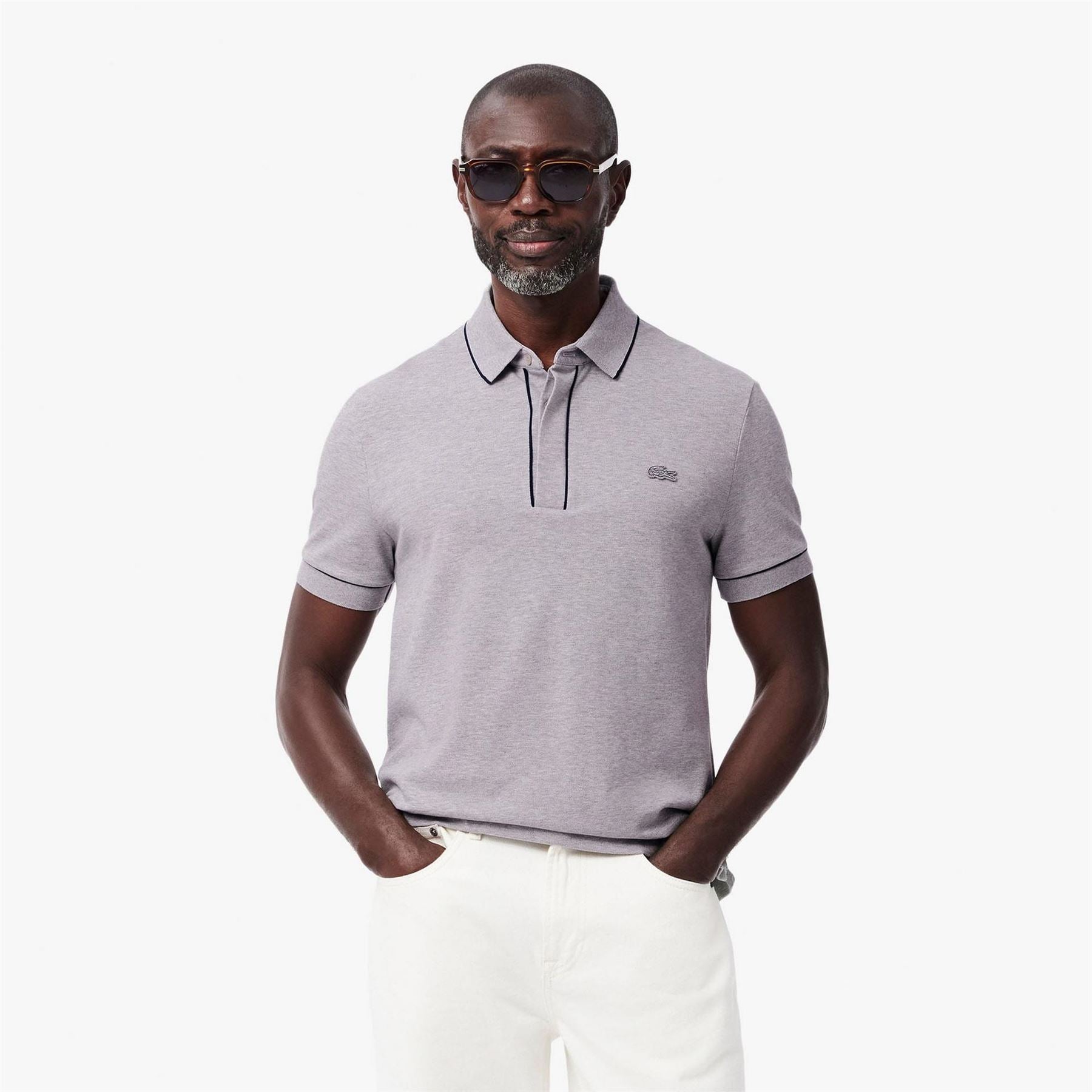 Lacoste Regular Fit Paris Stretch Piqué Polo Shirt