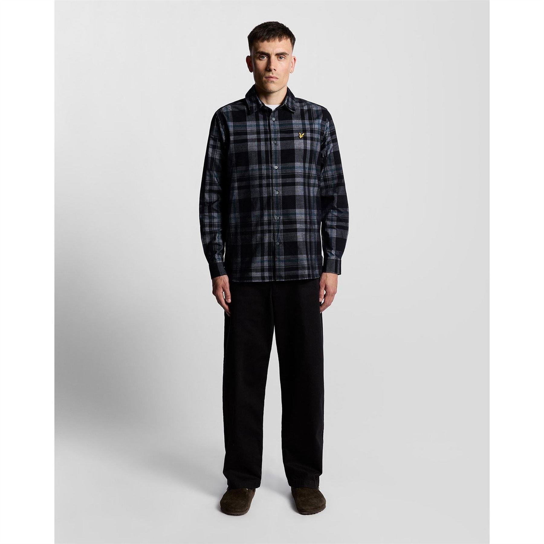 Lyle and Scott Long Sleeve Corduroy Shirt