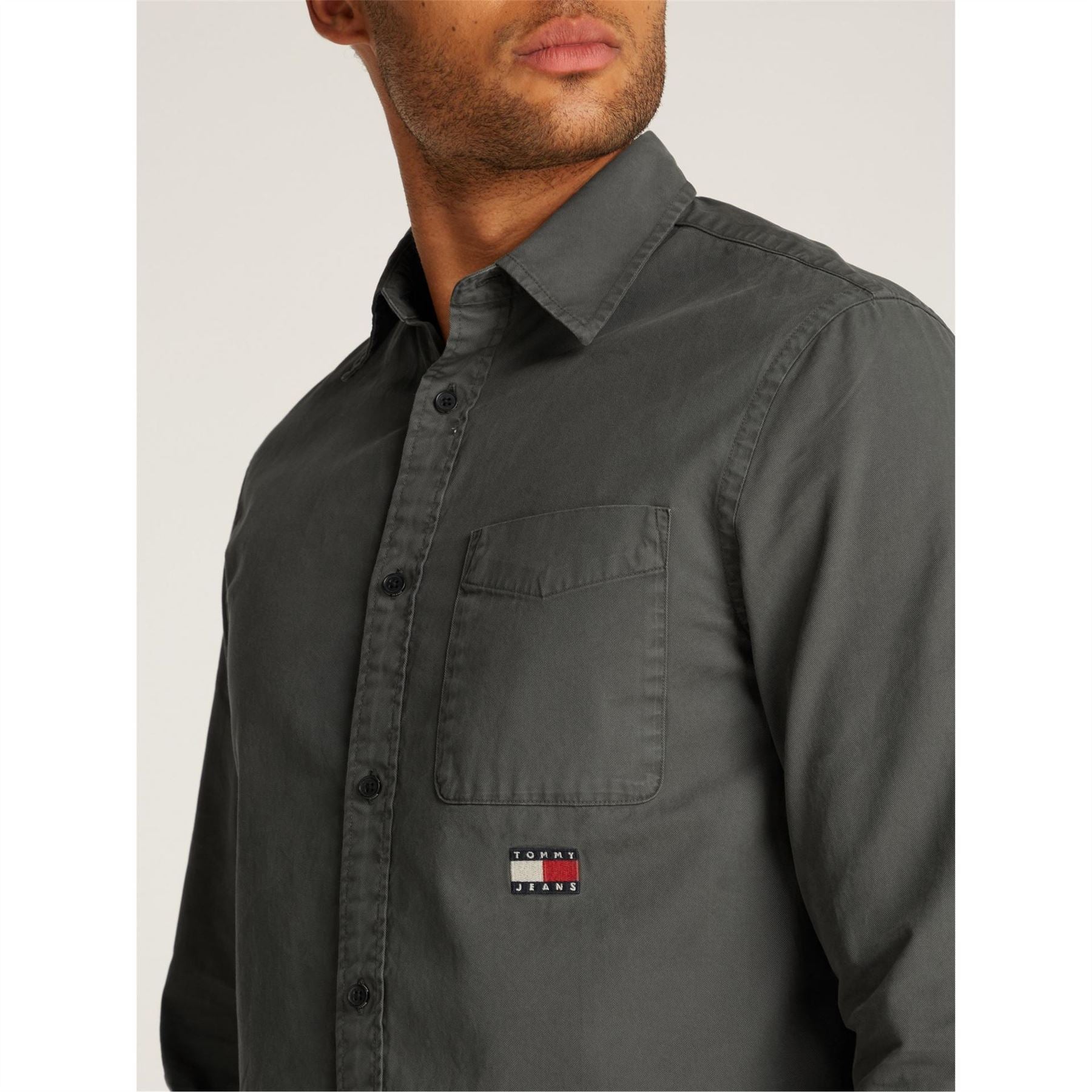 Tommy Jeans Regular Washed Twill Overshirt