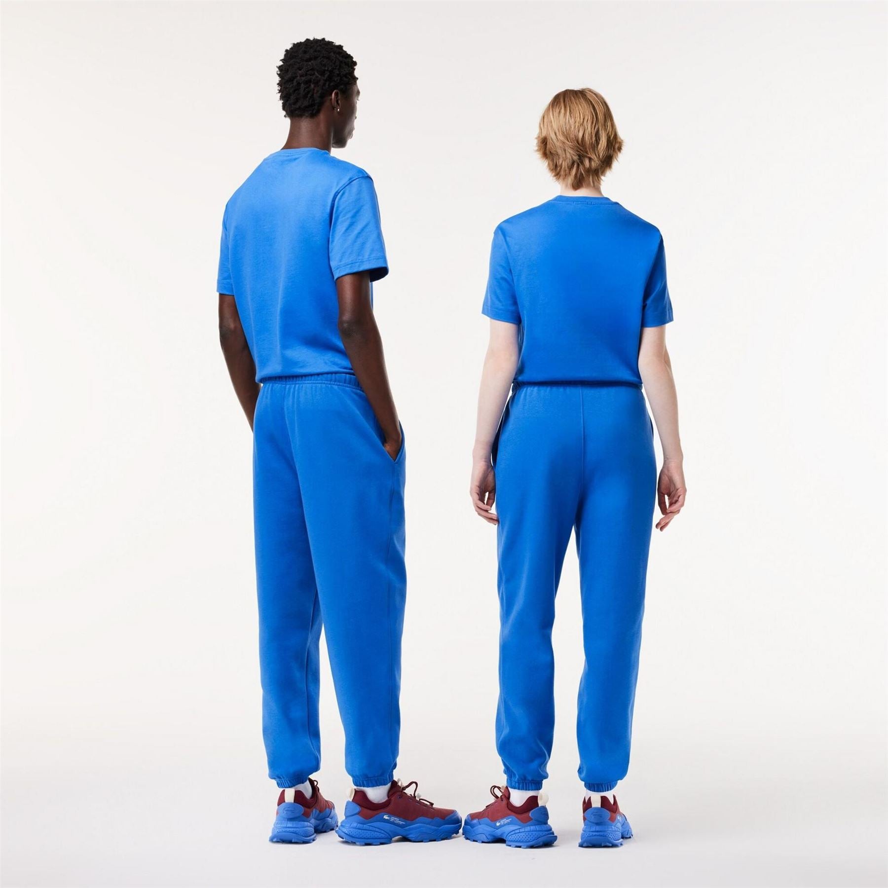 Lacoste Iconic Print Fleece Closed Cuff Joggers