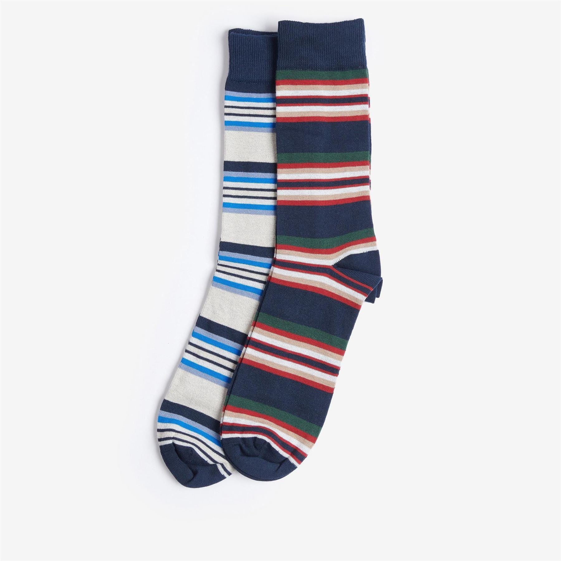 Barbour Summer Stripe 2 Pack Socks