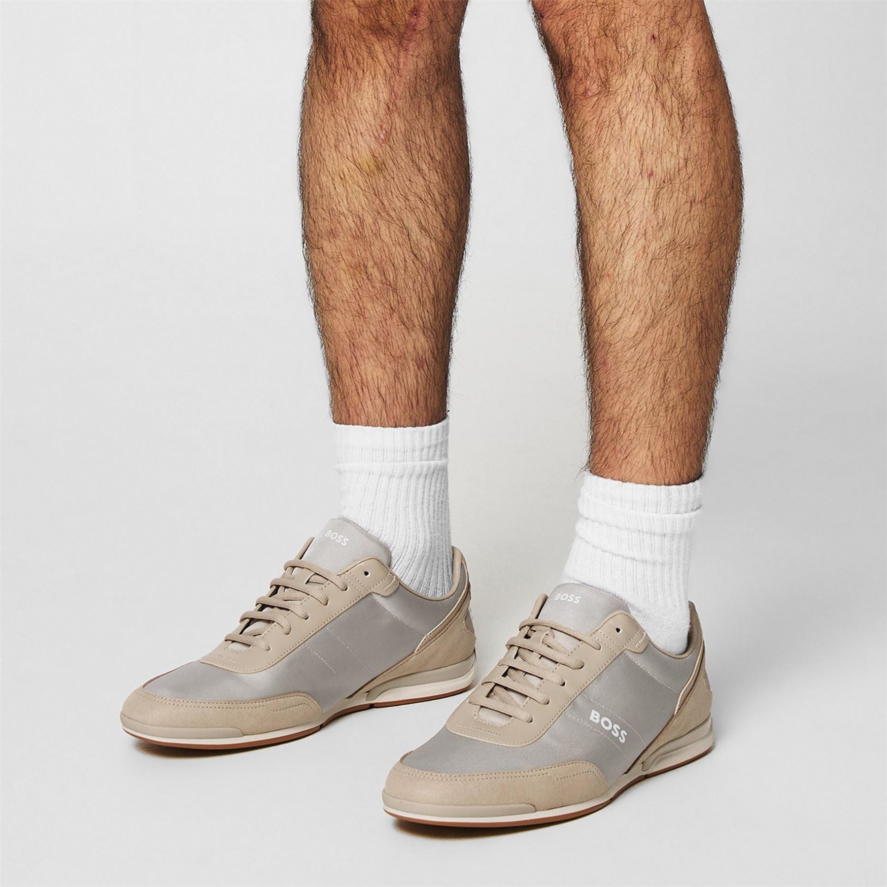Boss Saturn Low Top Everyday Trainers With Technical Mesh