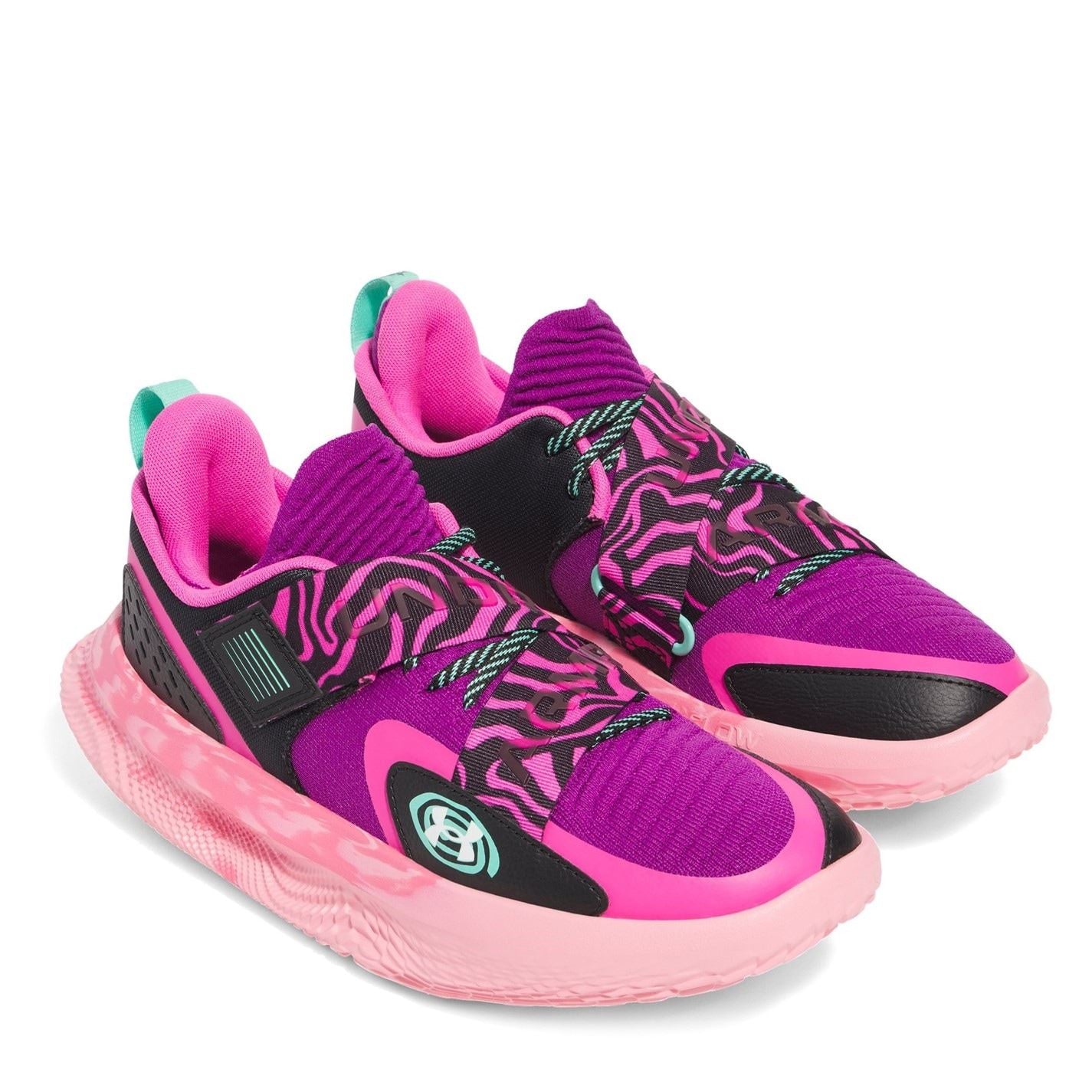 Under Armour Flow Futrx4 Zebra Patterned Sneakers