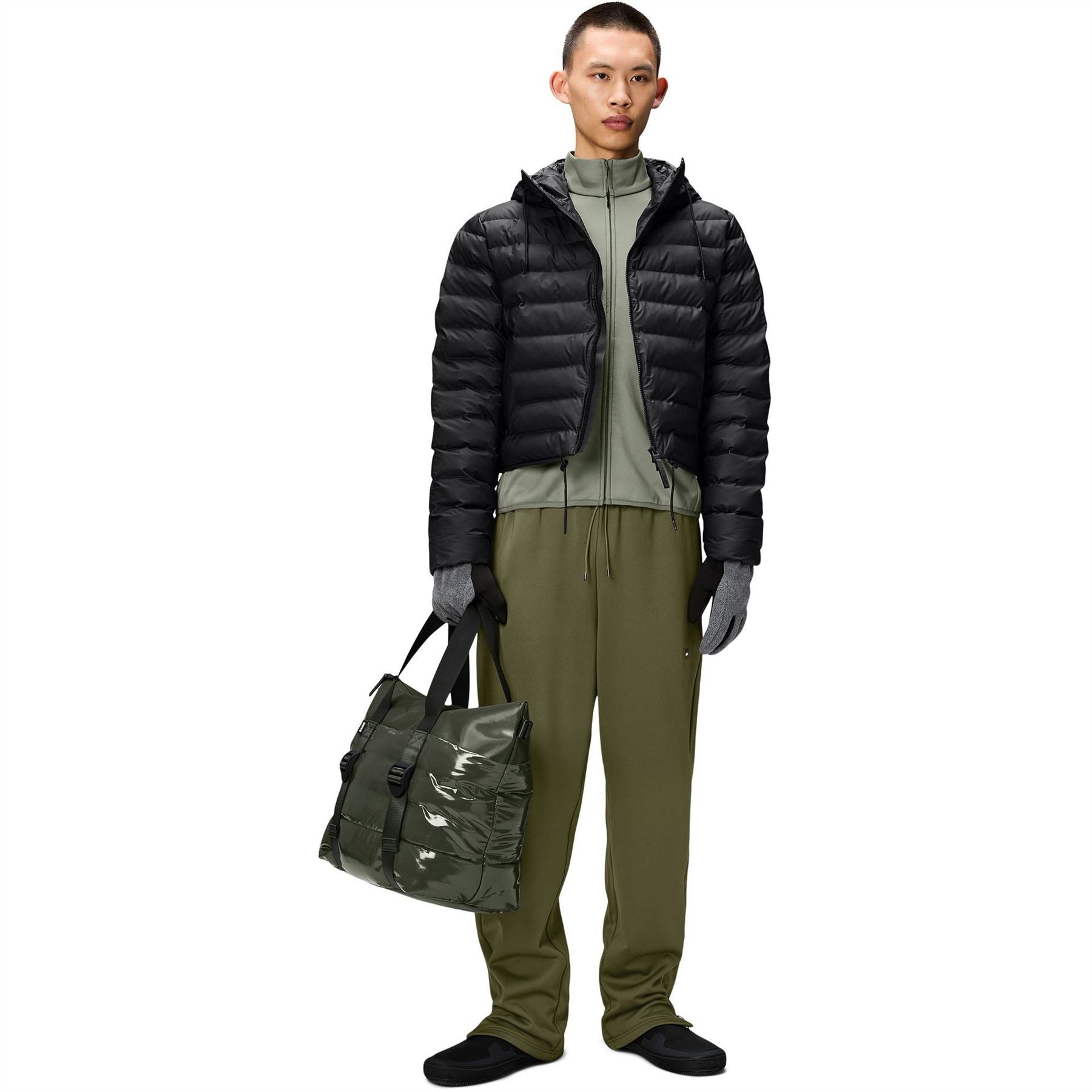 Rains Short Puffer Jacket