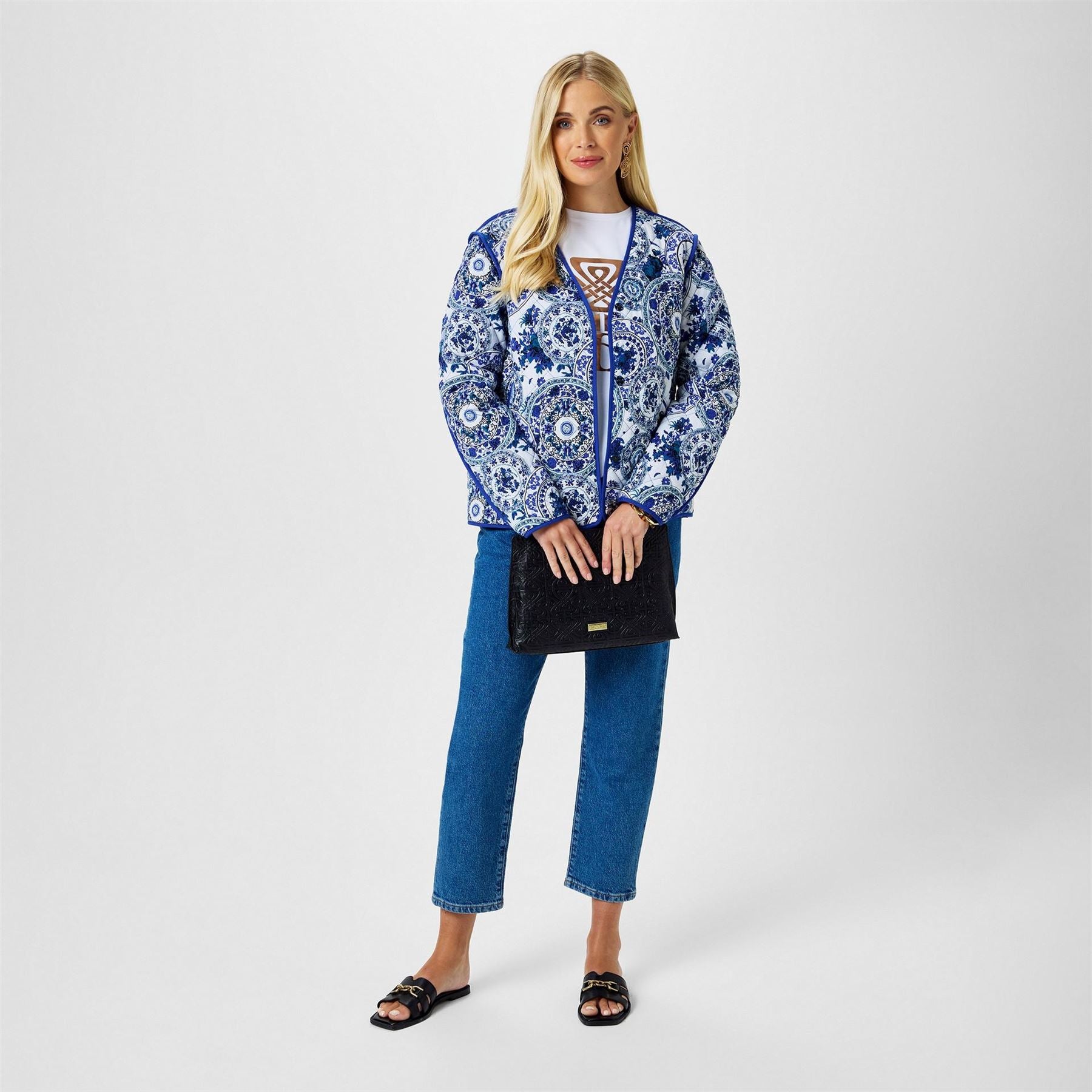 Biba Printed Quilted Jacket