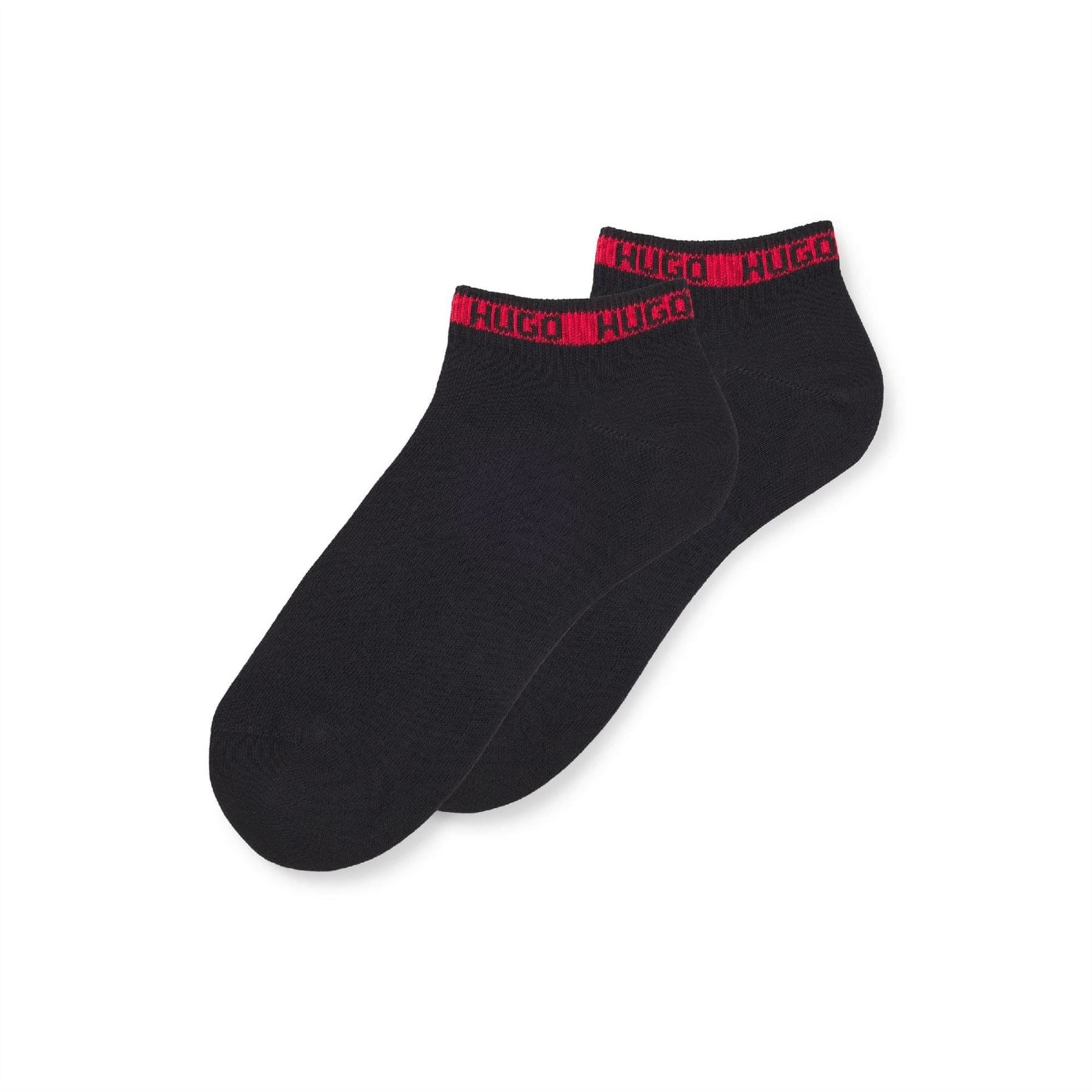 Hugo Pack Of Branded Cuff Socks