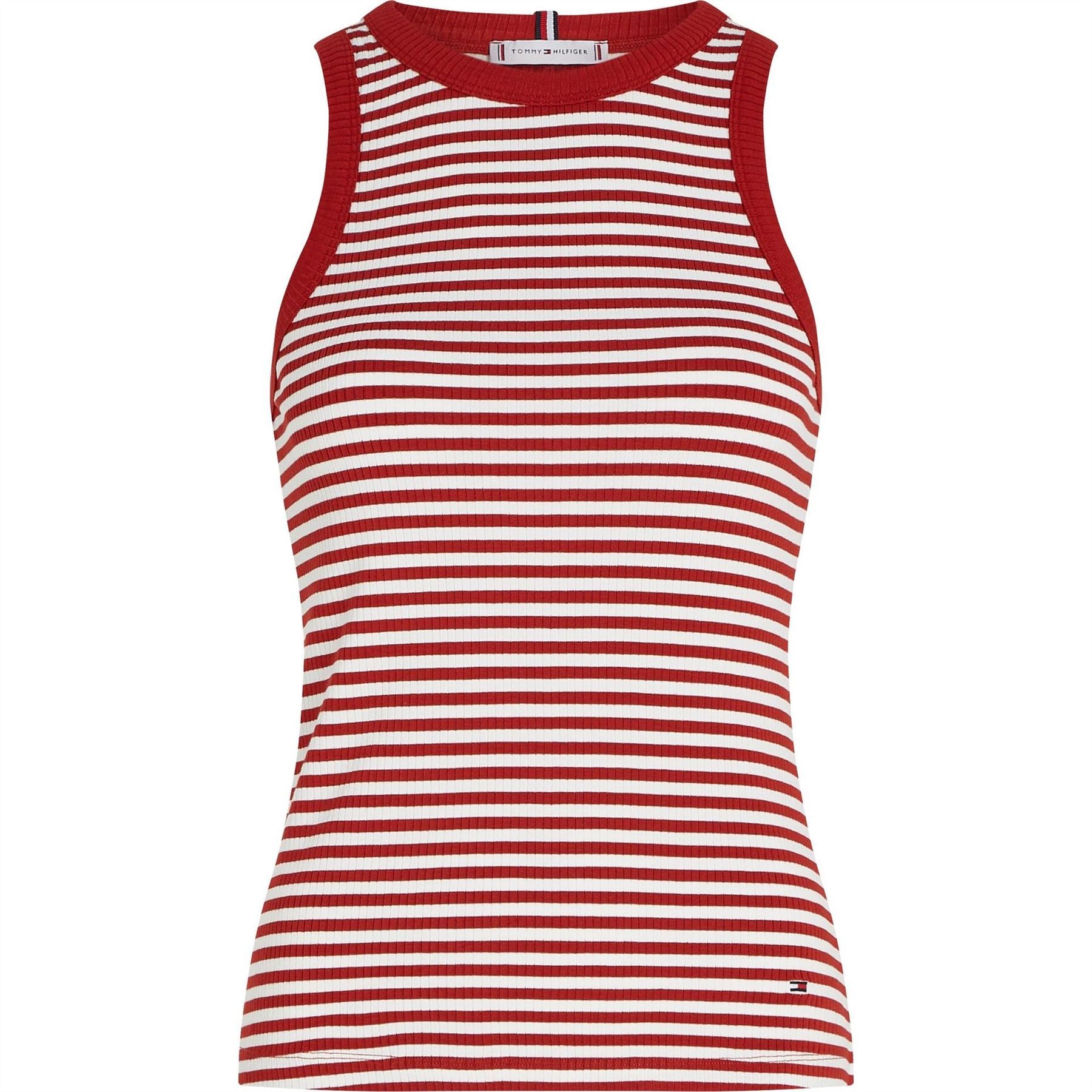 Tommy Hilfiger Slim Fit Rib Crew Neck Tank