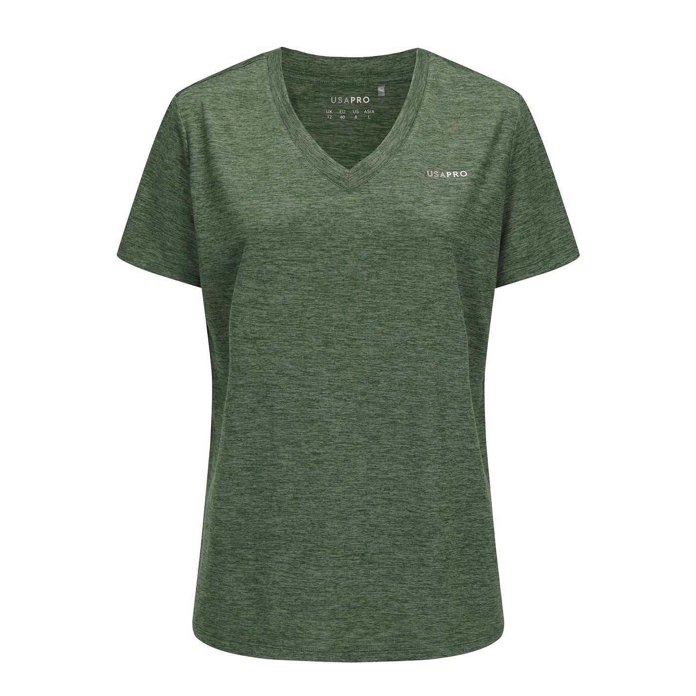USA Pro Pro Tech V Tee Ladies