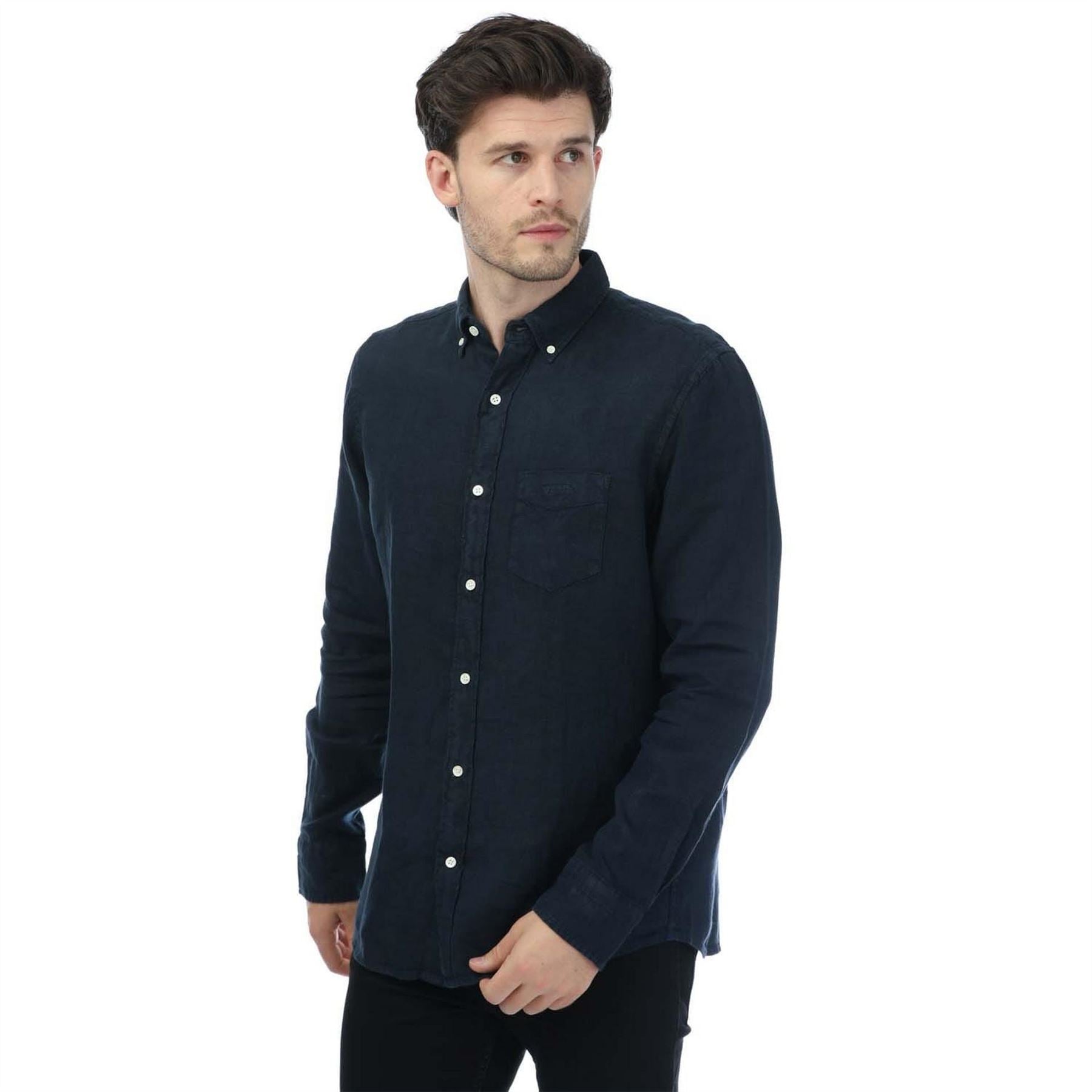 Gant Fit Garment Dyed Linen Shirt