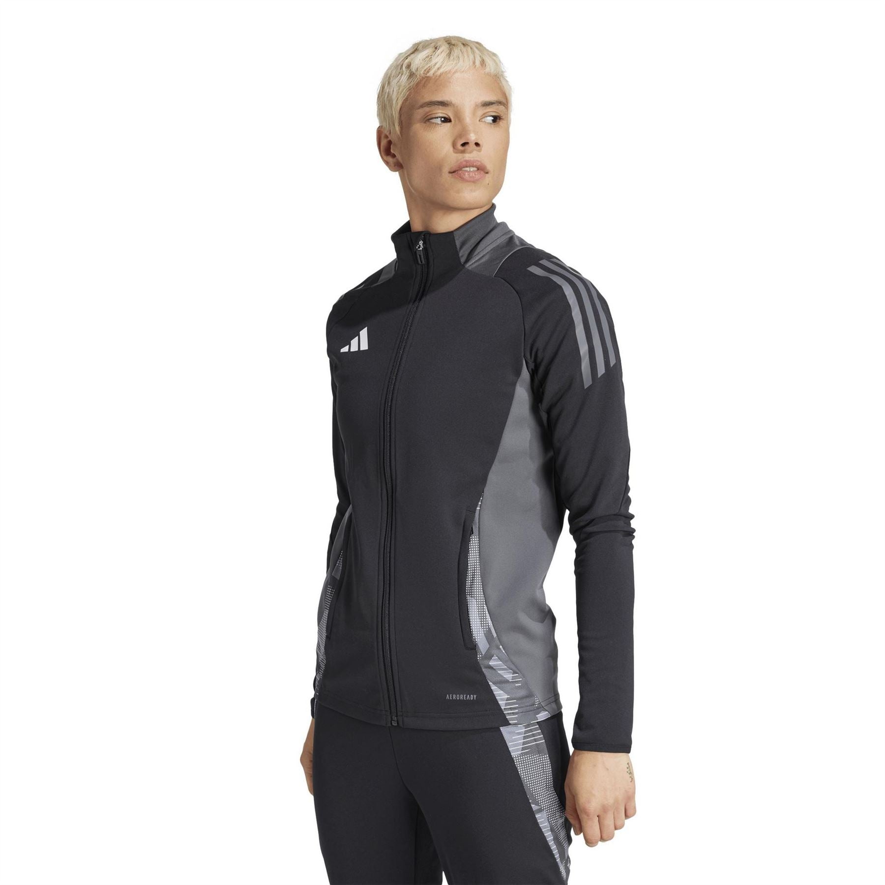 adidas Tiro24 Funnel Neck Raglan Sleeve Athletic Top