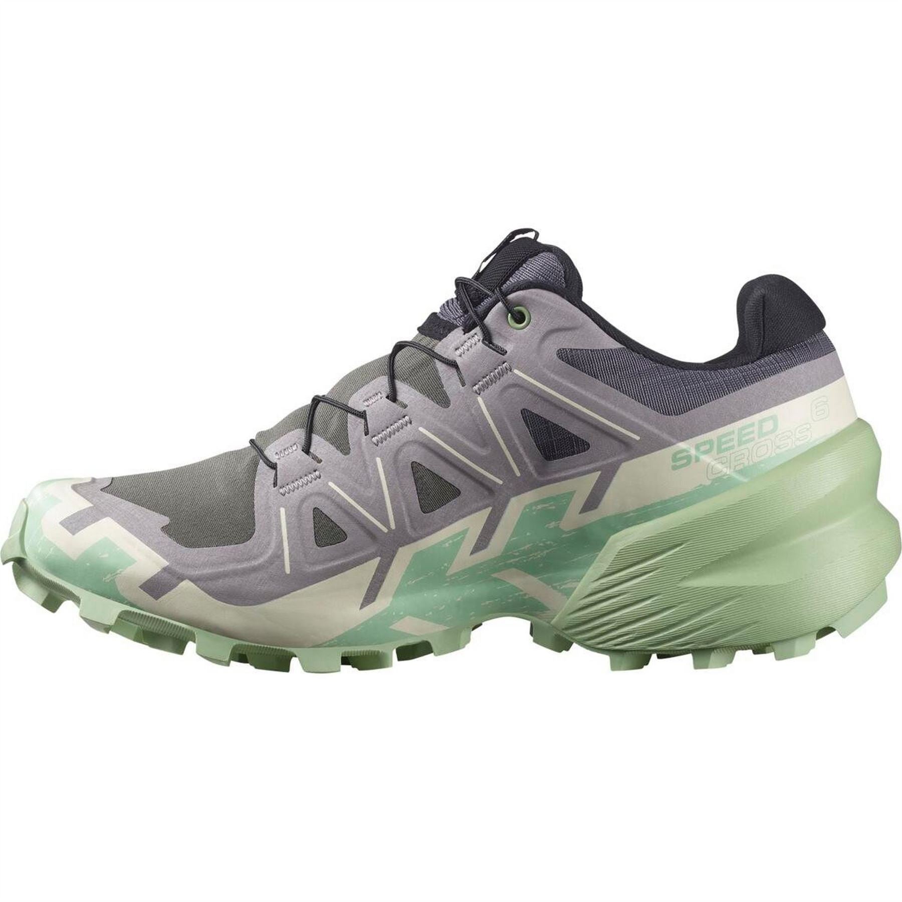 Salomon Womens Speedcross 6 W Clrock Vanila Smoke Trail Running