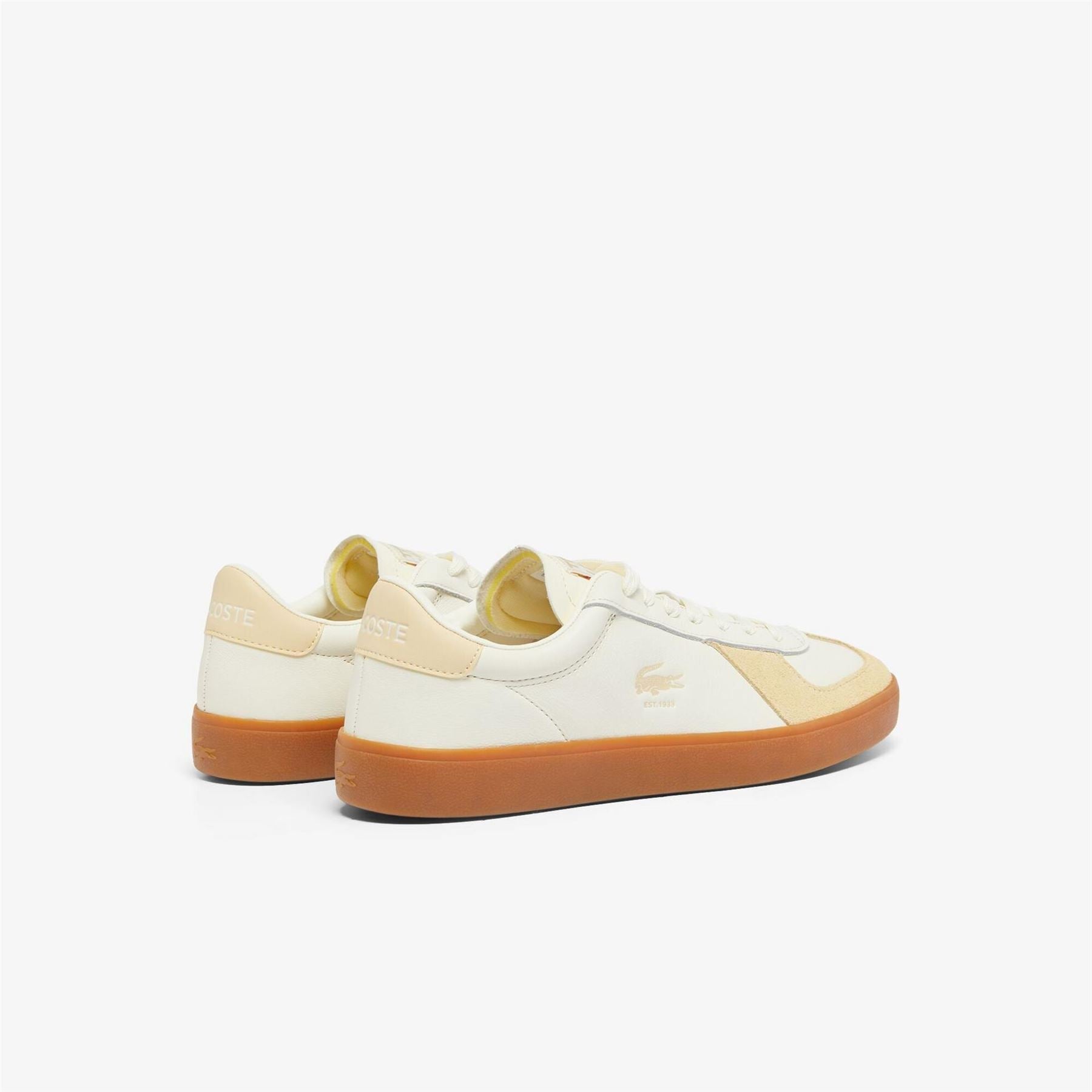 Lacoste Baseshot Pro Low Top Crocodile Print Sneakers