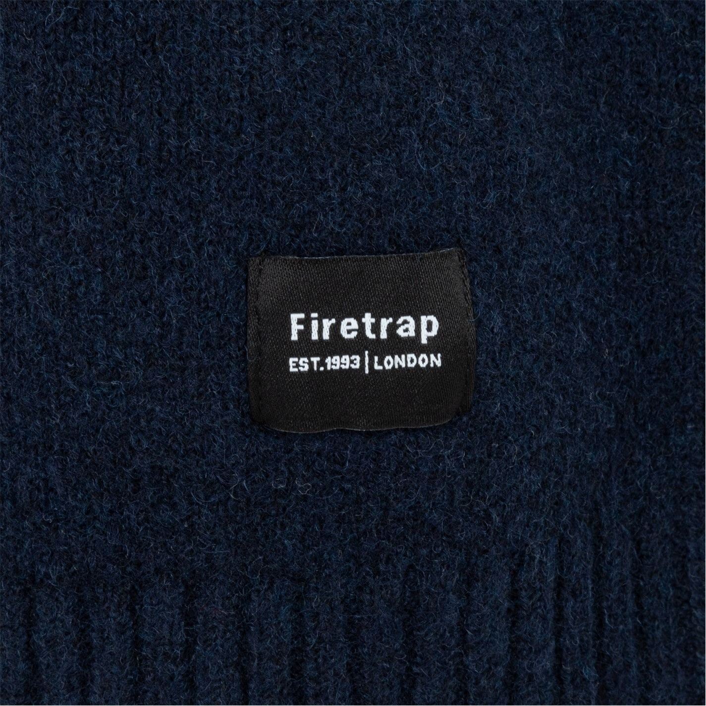 Firetrap Mens Crew Neck Sleeveless Sweater Vest