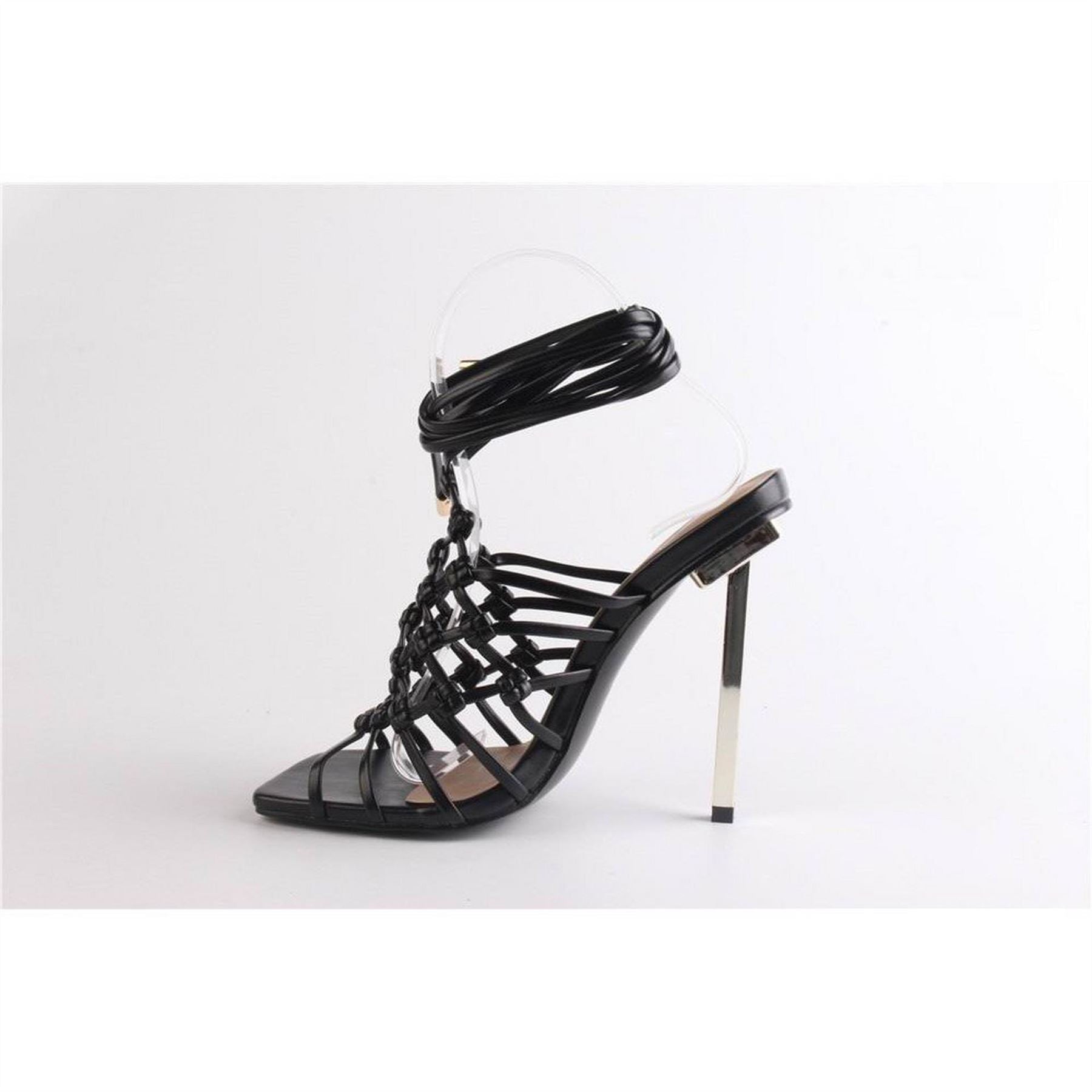 Chic Kinetic Gladiator Stiletto Heel Sandals